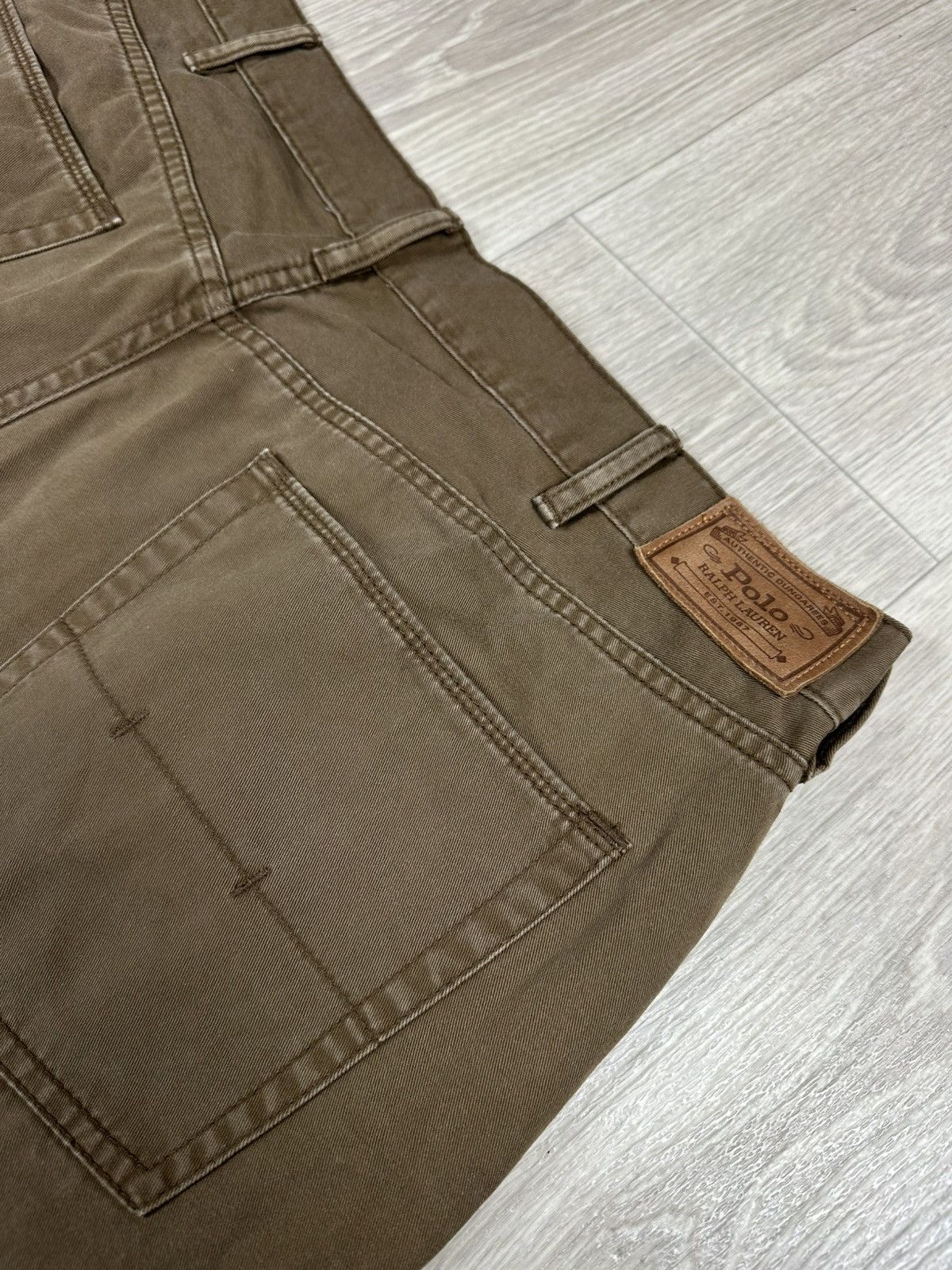 Polo Ralph Lauren × Vintage Vintage Polo Ralph Lauren Brown Denim Jeans Pants Size 38 Size US 38 / EU 54 - 7 Thumbnail