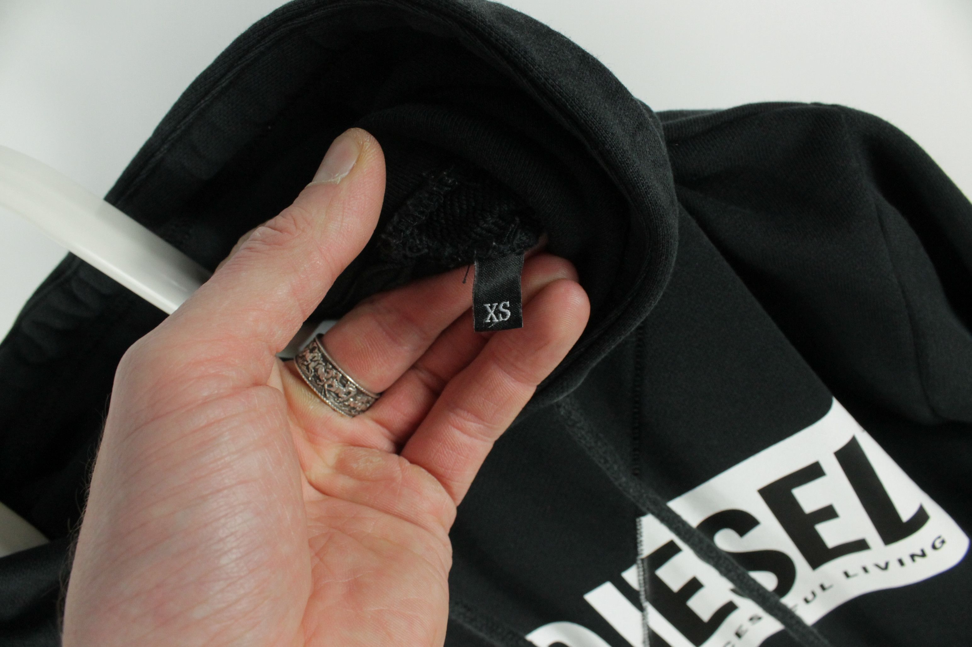 Diesel Diesel S-Girk Black Hoodies Sweatshirt Men's Size US XS / EU 42 / 0 - 4 Thumbnail