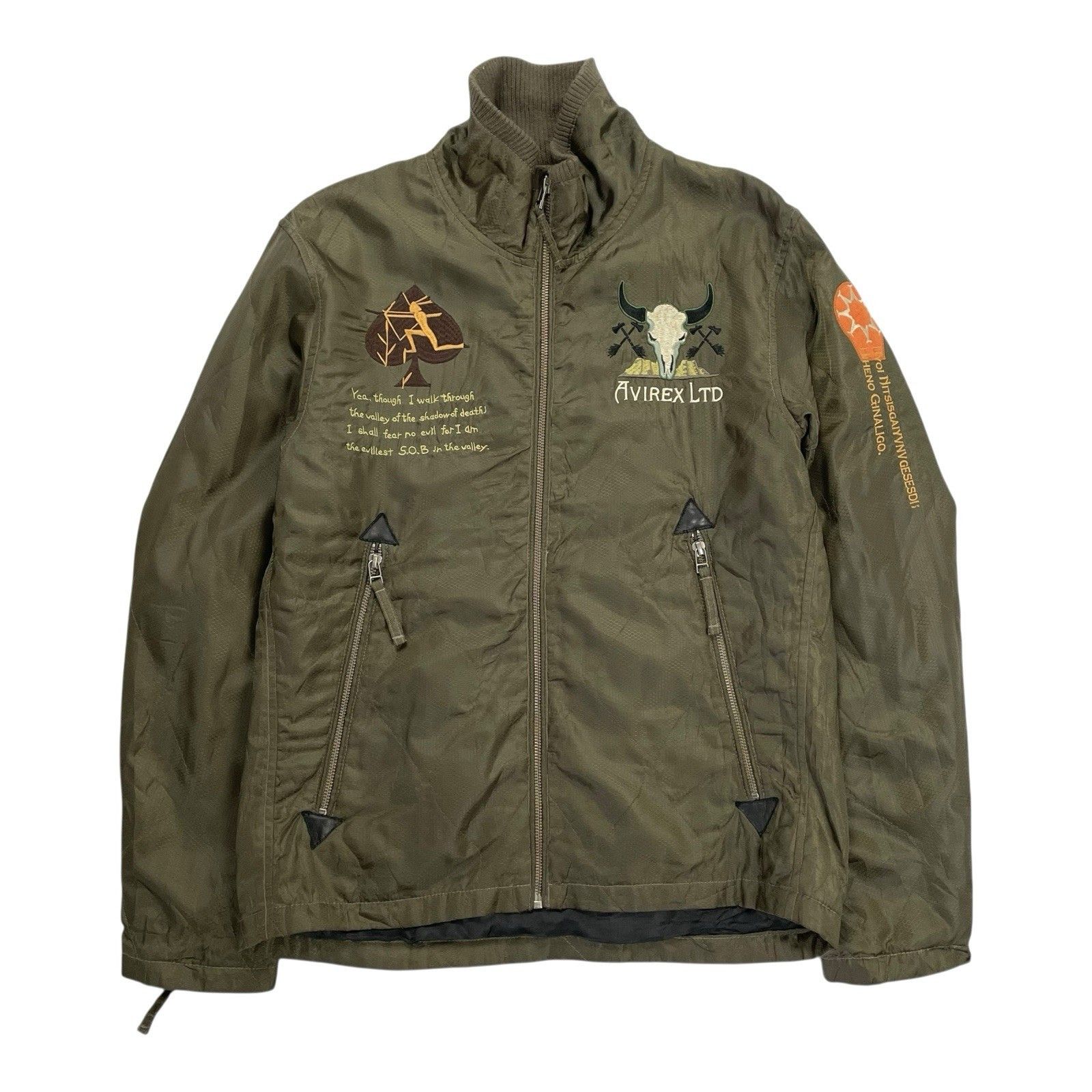 Avirex Vintage Avirex Jacket Quilted Embroidered Bomber Jacket M Size US M / EU 48-50 / 2 - 1 Thumbnail