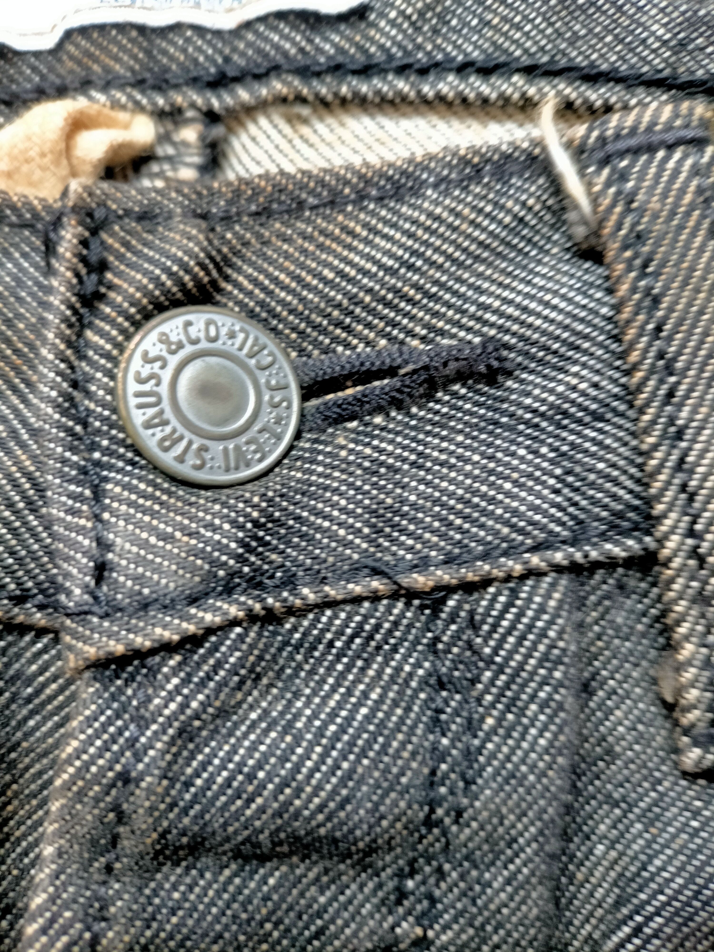 Levi's Vintage 1995 Levis Engineered Jeans Black Rusty Denim Pants Size US 33 - 12 Thumbnail