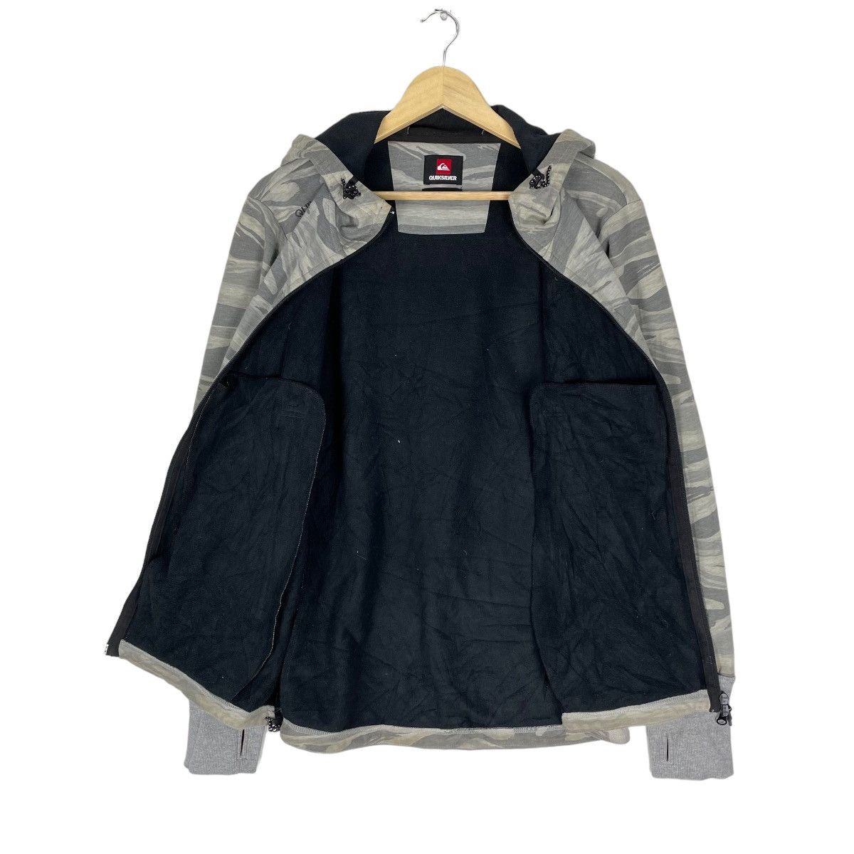 Quiksilver ⚡️QUICKSILVER SURFING CAMOUFLAGE HOODIE SWEATSHIRT Size US M / EU 48-50 / 2 - 7 Thumbnail