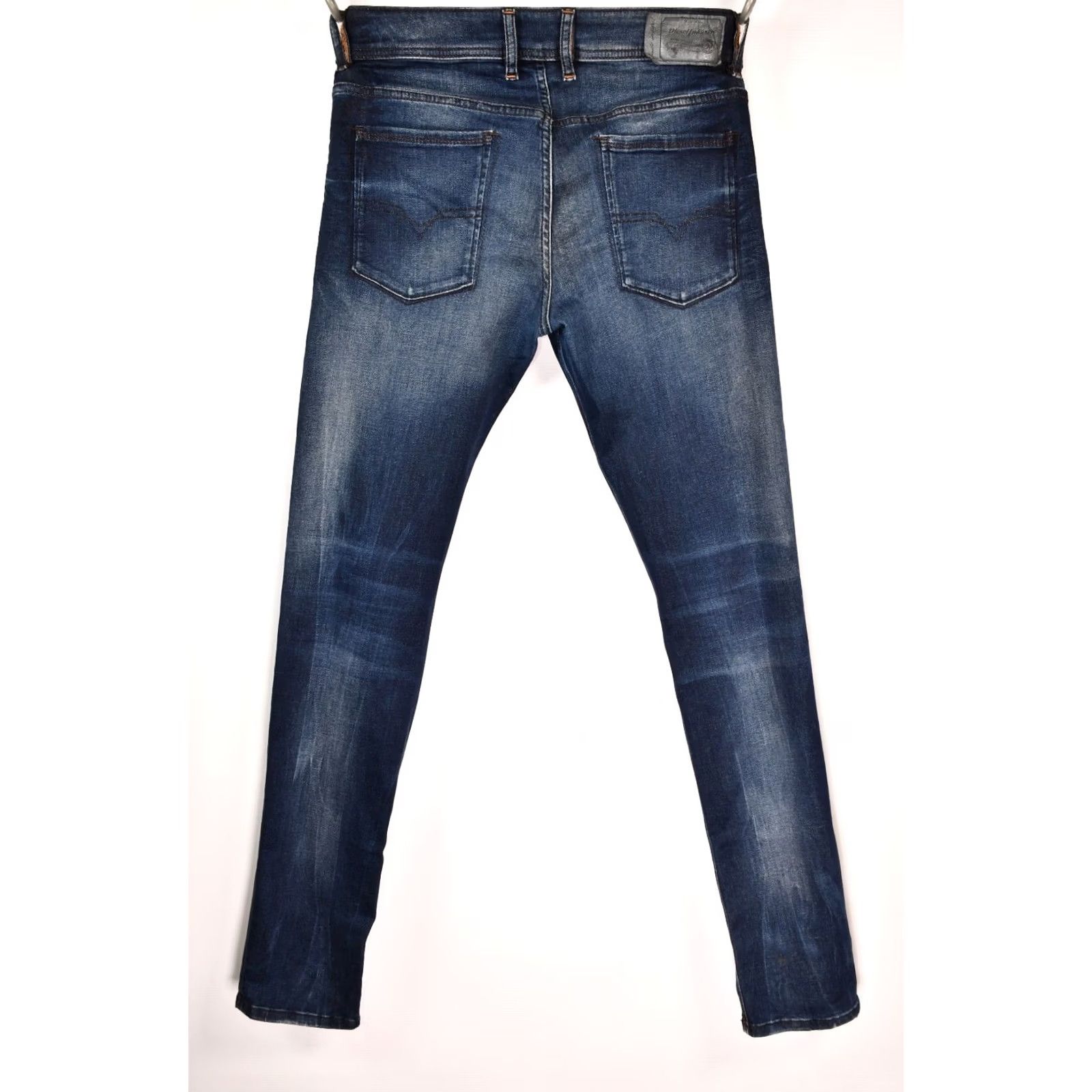 Diesel Diesel Sleenker 0845S Stretch Skinny Blue Jeans Men's W29/L32 Slim 92%Cotton 6%Polyester 2%Elastane Blue Denim Size US 29 - 3 Thumbnail