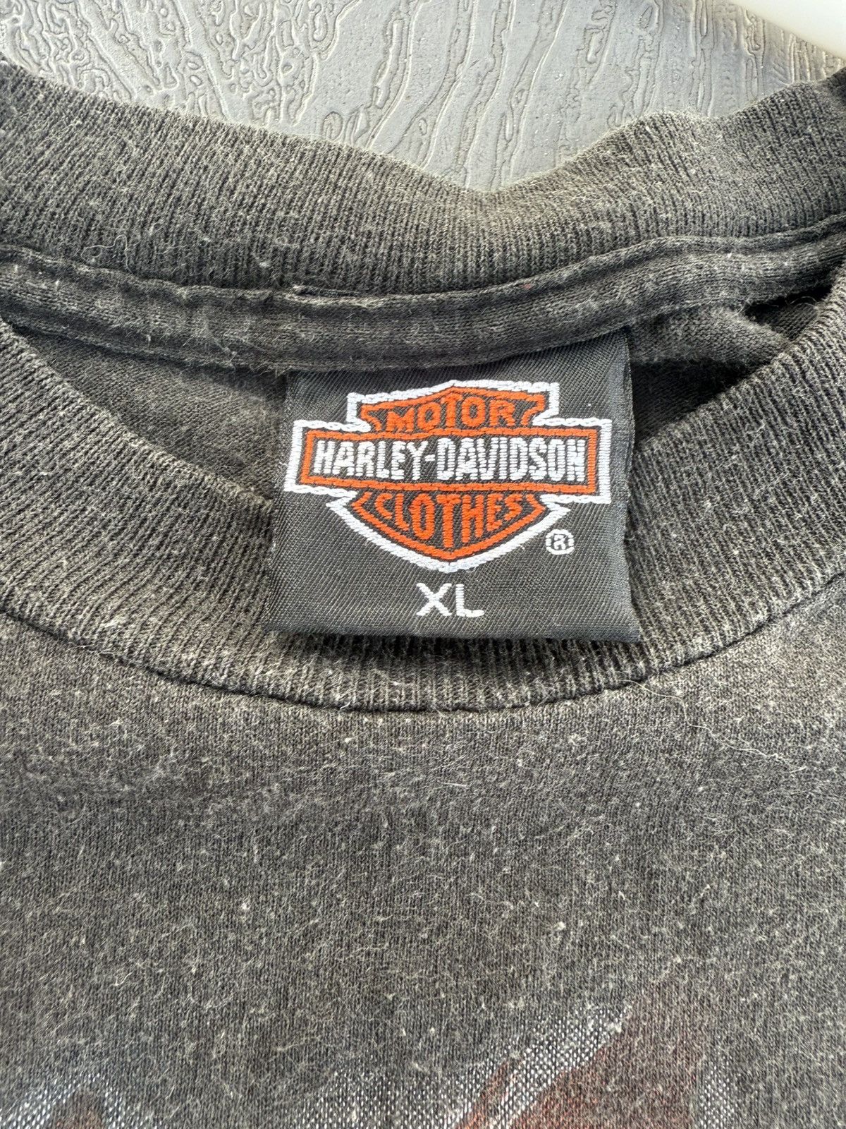 Harley Davidson 1990 Harley Davidson 3D Emblem Vintage Size US XL / EU 56 / 4 - 4 Thumbnail