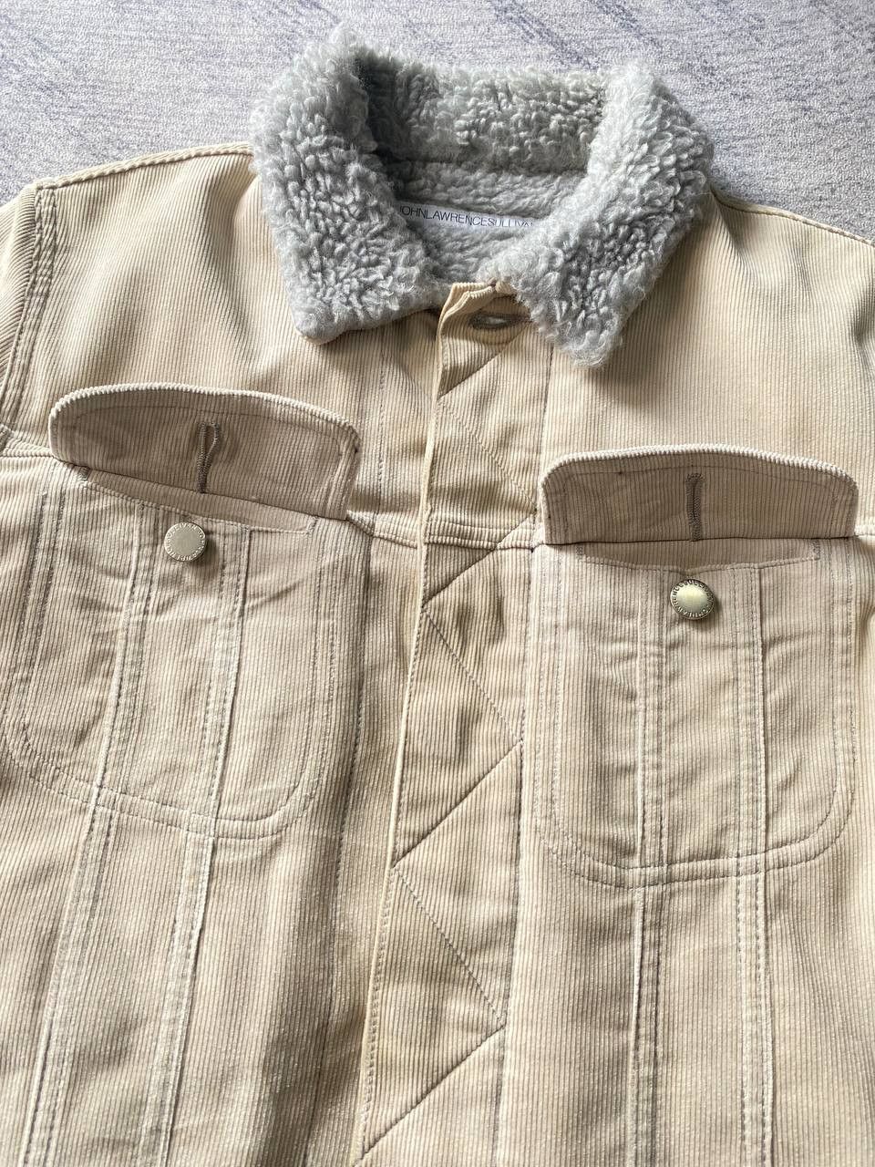 JOHN LAWRENCE SULLIVAN John Lawrence Sullivan Corduroy Sherpa Lined Trucker Jacket Size US XS / EU 42 / 0 - 4 Thumbnail