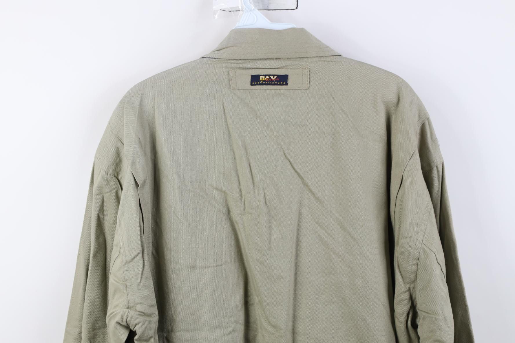 Vintage Deadstock Vintage 90s Streetwear Back Racer Bomber Jacket Size US M / EU 48-50 / 2 - 18 Thumbnail