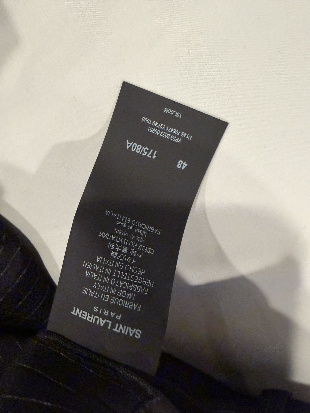 Saint Laurent Paris Saint laurent mens 2022 striped pants. 48/32. $1350 Size US 32 / EU 48 - 9 Thumbnail