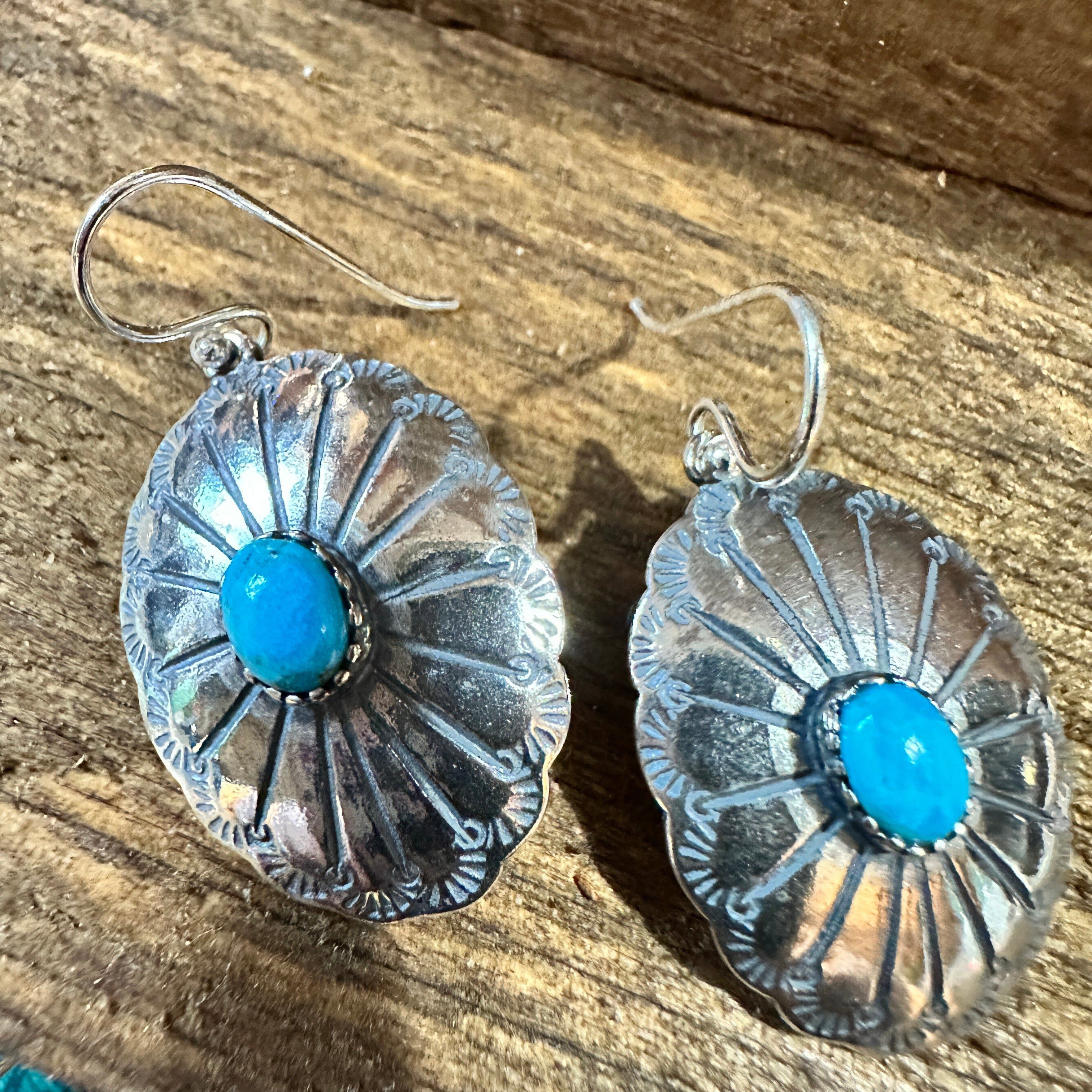 Other Turquoise Dreamcatcher Earrings in Sterling Silver Size ONE SIZE - 5 Thumbnail