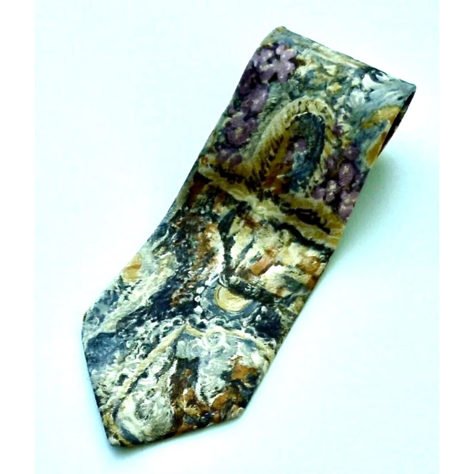Ermenegildo Zegna VINTAGE Ermenegildo Zegna Silk Tie Abstract Made in Italy Size ONE SIZE - 2 Thumbnail