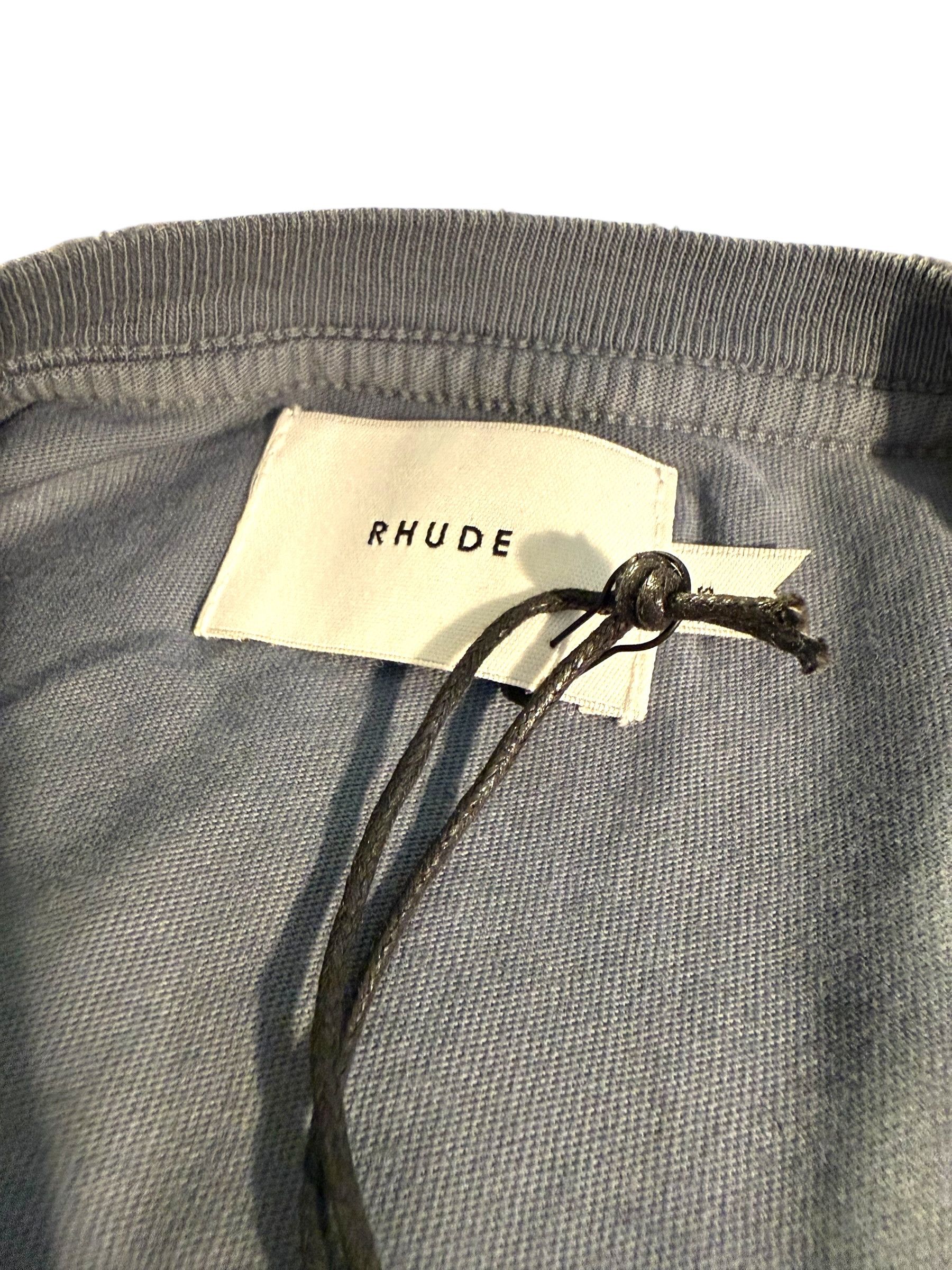 Rhude Rhude Logo-Embroidered Cotton-Jersey T-Shirt Size US M / EU 48-50 / 2 - 4 Thumbnail