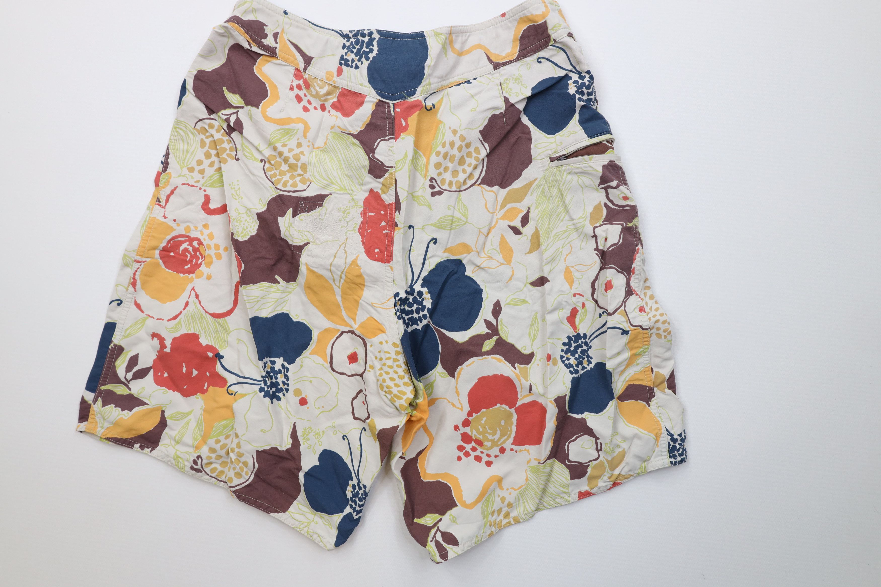 Patagonia Patagonia Spell Out Rainbow Flower Board Shorts Swim Trunks Size US 33 - 9 Thumbnail