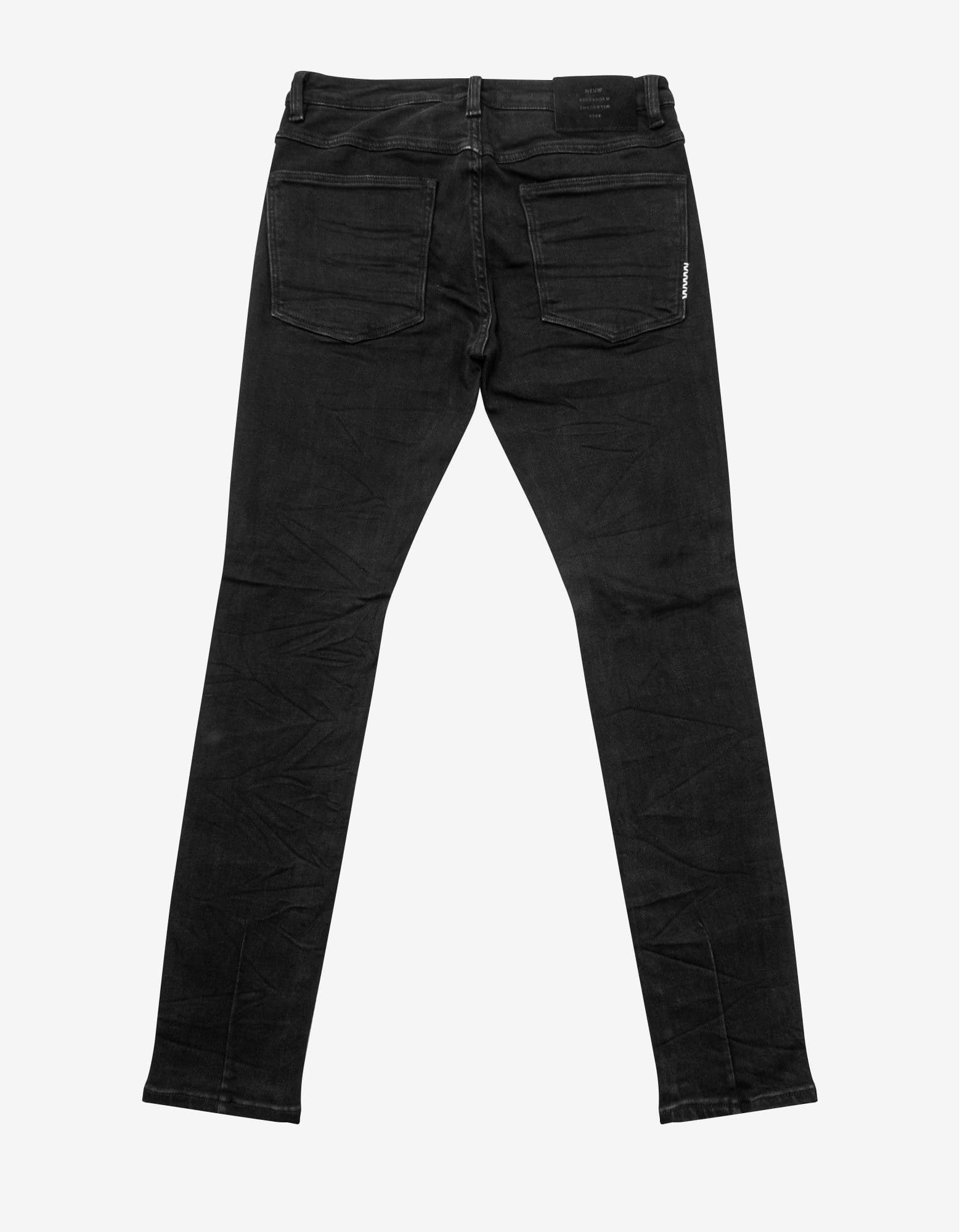 NEUW Denim Rebel Skinny Friction Distressed Black Jeans Size US 32 / EU 48 - 2 Thumbnail