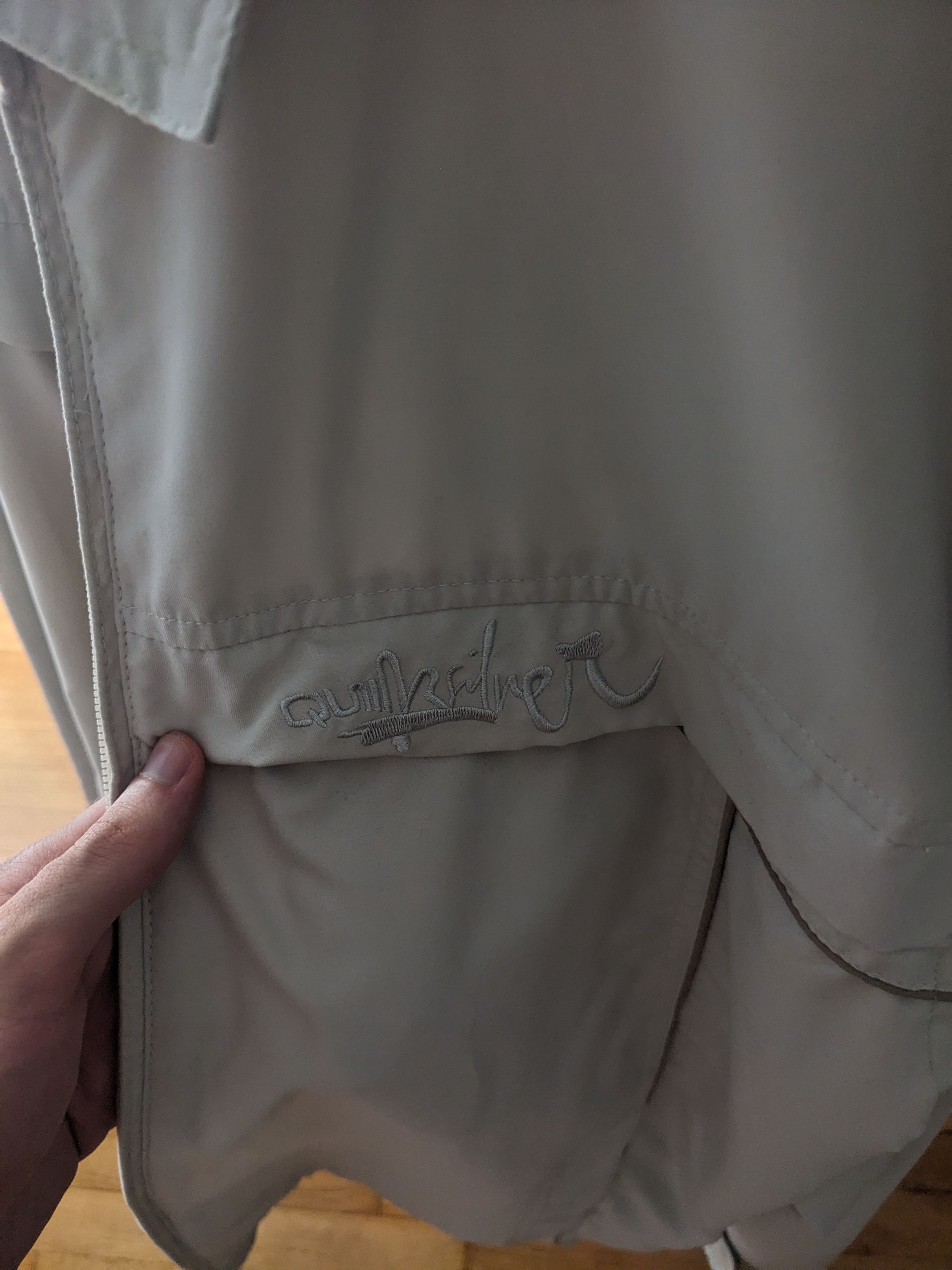 Quiksilver VINTAGE QUIKSILVER LIGHT JACKET BEIGE LARGE Size US L / EU 52-54 / 3 - 2 Thumbnail