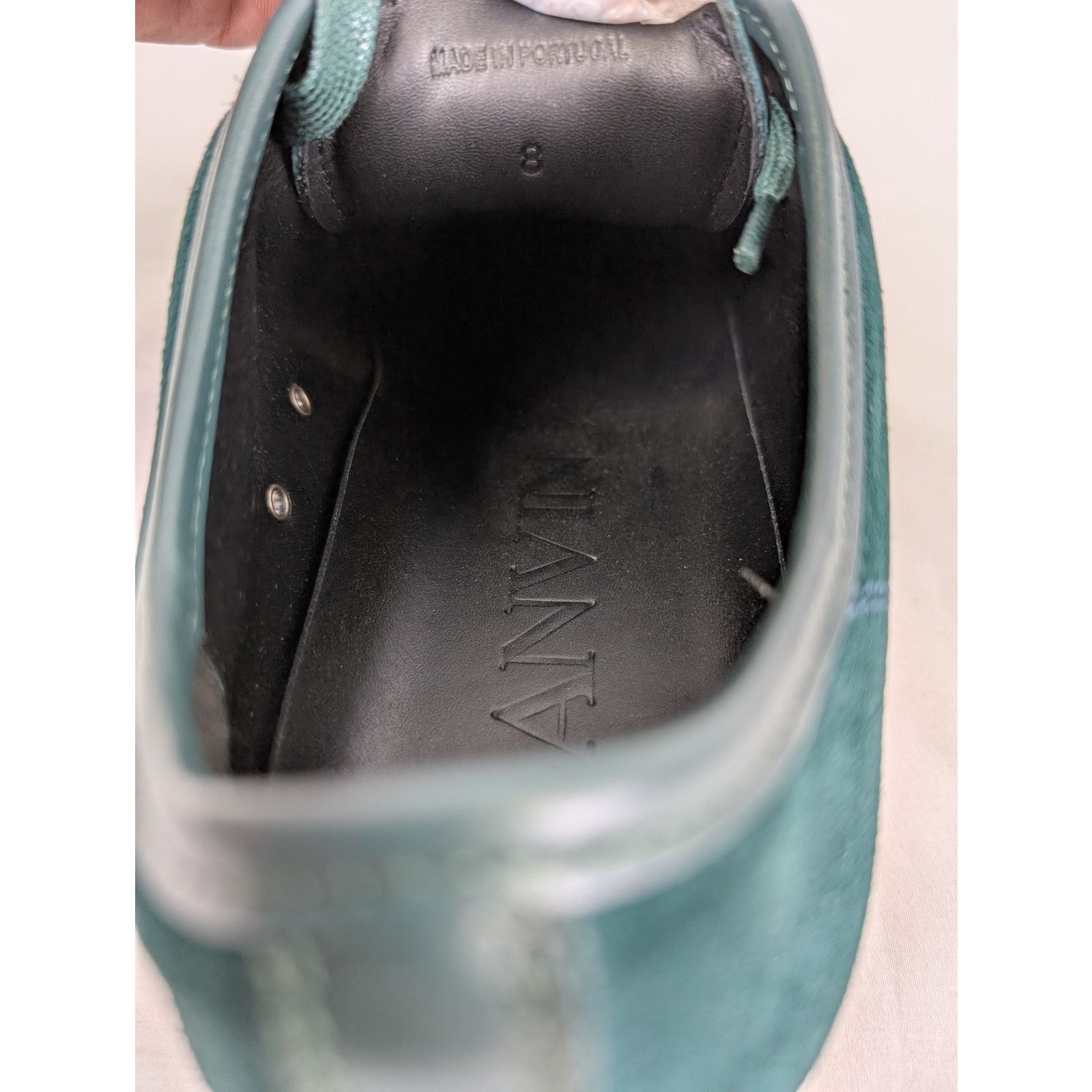 Lanvin o1rshd1 DBB1 Sneakers in Dark Green Size US 11 / EU 44 - 12 Thumbnail