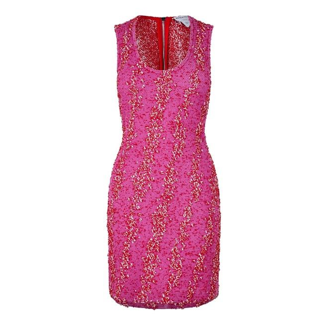 Bottega Veneta Bottega Veneta Scoop Neck Mini Dress in Pink Size XS / US 0-2 / IT 36-38 - 1 Thumbnail