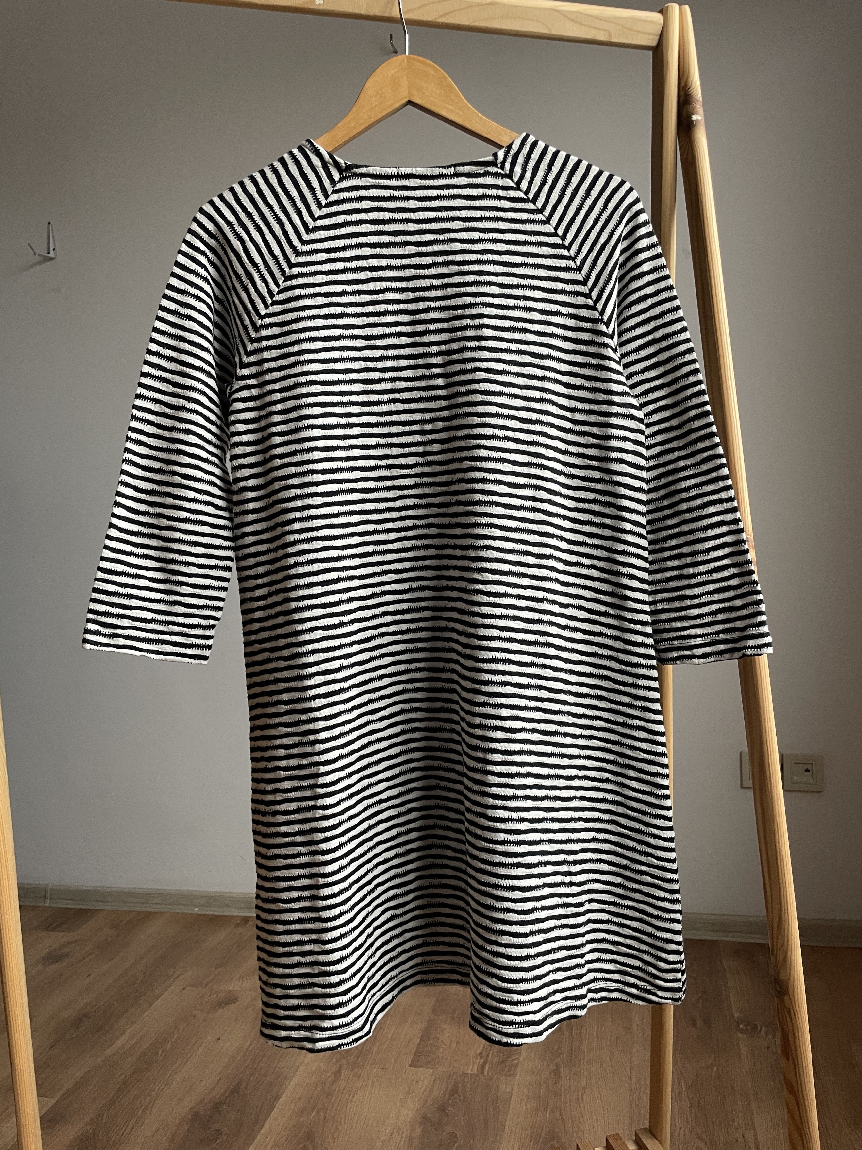 Gudrun Sjoden Gudrun Sjoden Striped Cotton Knitted Midi Tunic Dress Size S / US 4 / IT 40 - 2 Thumbnail