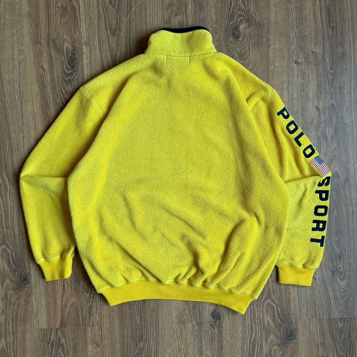 Ralph Lauren Sport Vintage Polo Sport Ralph Lauren 1/4 Zip Fleece Pullover 90s Size US L / EU 52-54 / 3 - 5 Thumbnail