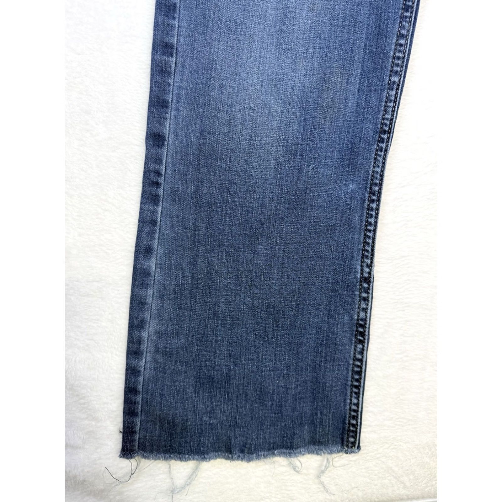 Calvin Klein Calvin Klein Jeans Womens Straight Fit Jeans 10 Blue Cotton Blend Denim Repreve Regular Size 10 Colour Blue 30in Inseam Women Vintage No Size 32" / US 10 / IT 46 - 3 Thumbnail