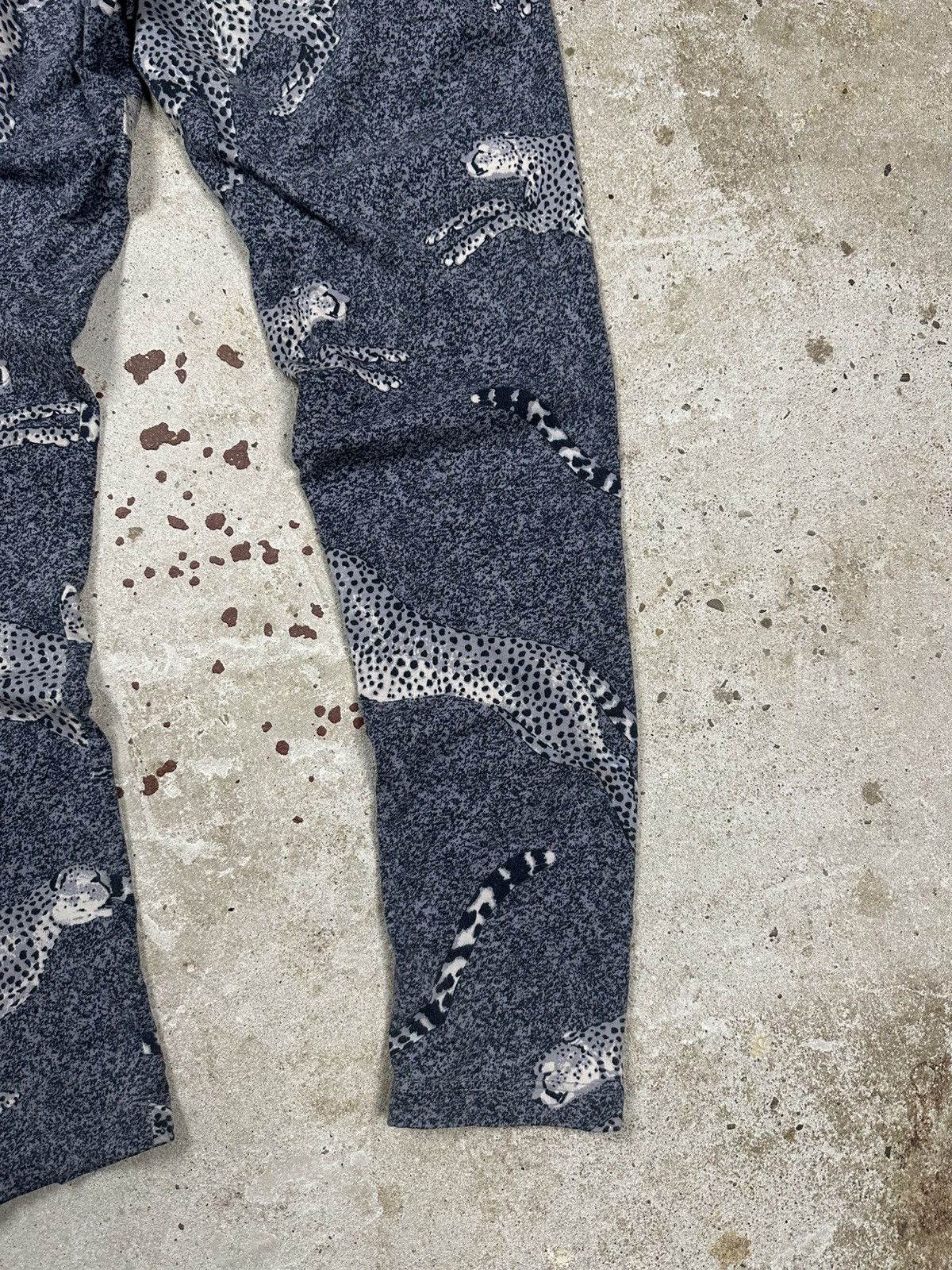 Kenzo × Vintage Vintage 90s Kenzo Jungle Gepard Print Animal Pants Leggins Size 32" / US 10 / IT 46 - 11 Thumbnail