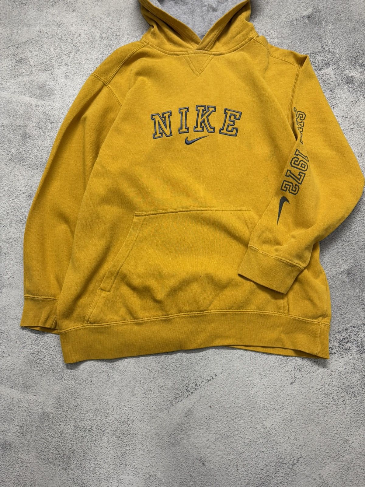 Nike Vintage Y2K Nike Big Swoosh Hoodie 00’s Size US XS / EU 42 / 0 - 7 Thumbnail