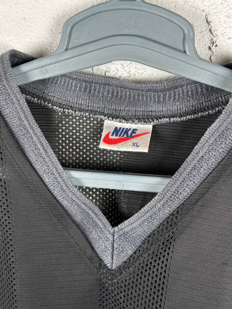 Nike × Vintage Vintage 90s NIKE Swoosh Mesh Tshirt Streetwear Bootleg Style Size US XL / EU 56 / 4 - 5 Thumbnail