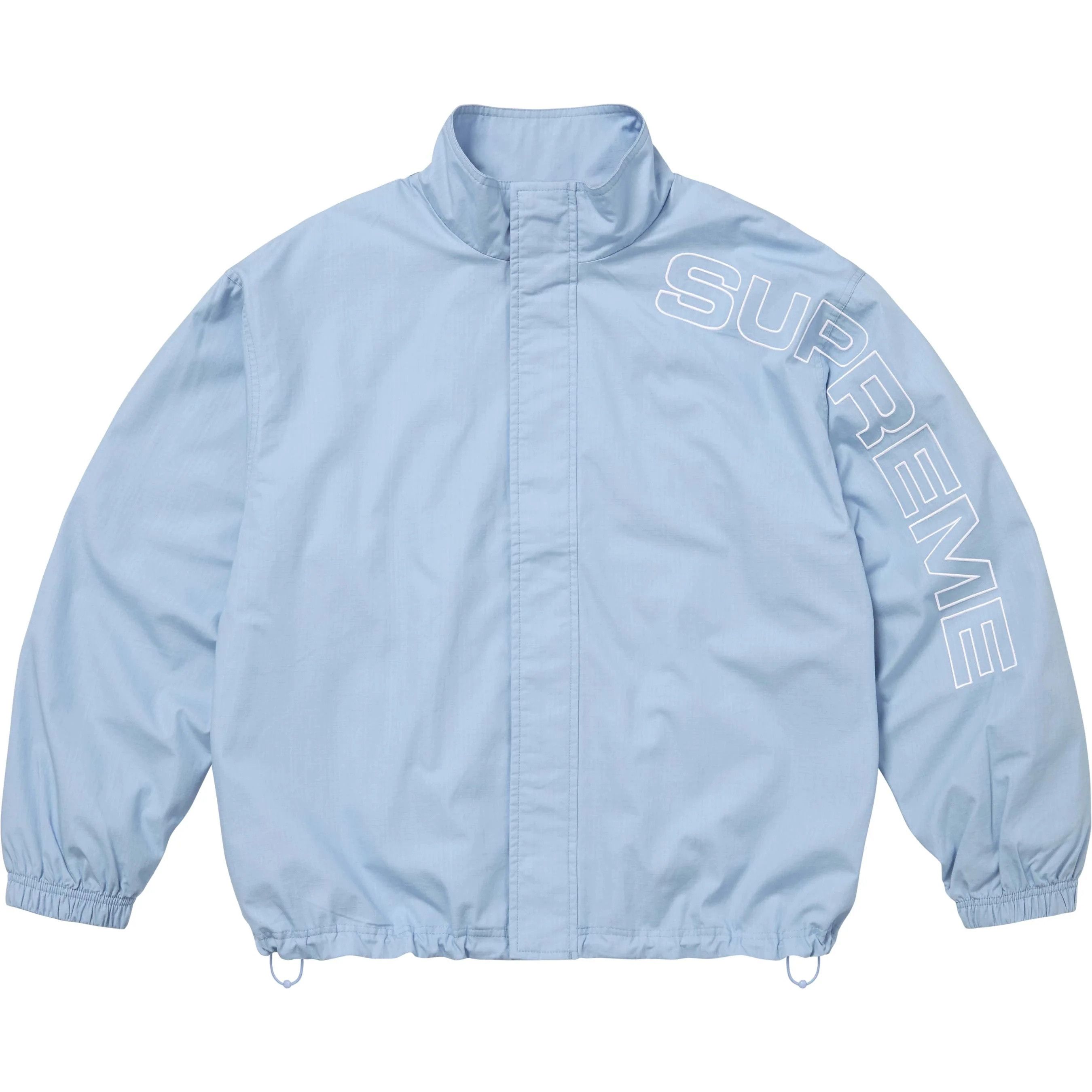 Supreme Spellout Embroidered Ripstop Track Jacket Supreme Spellout