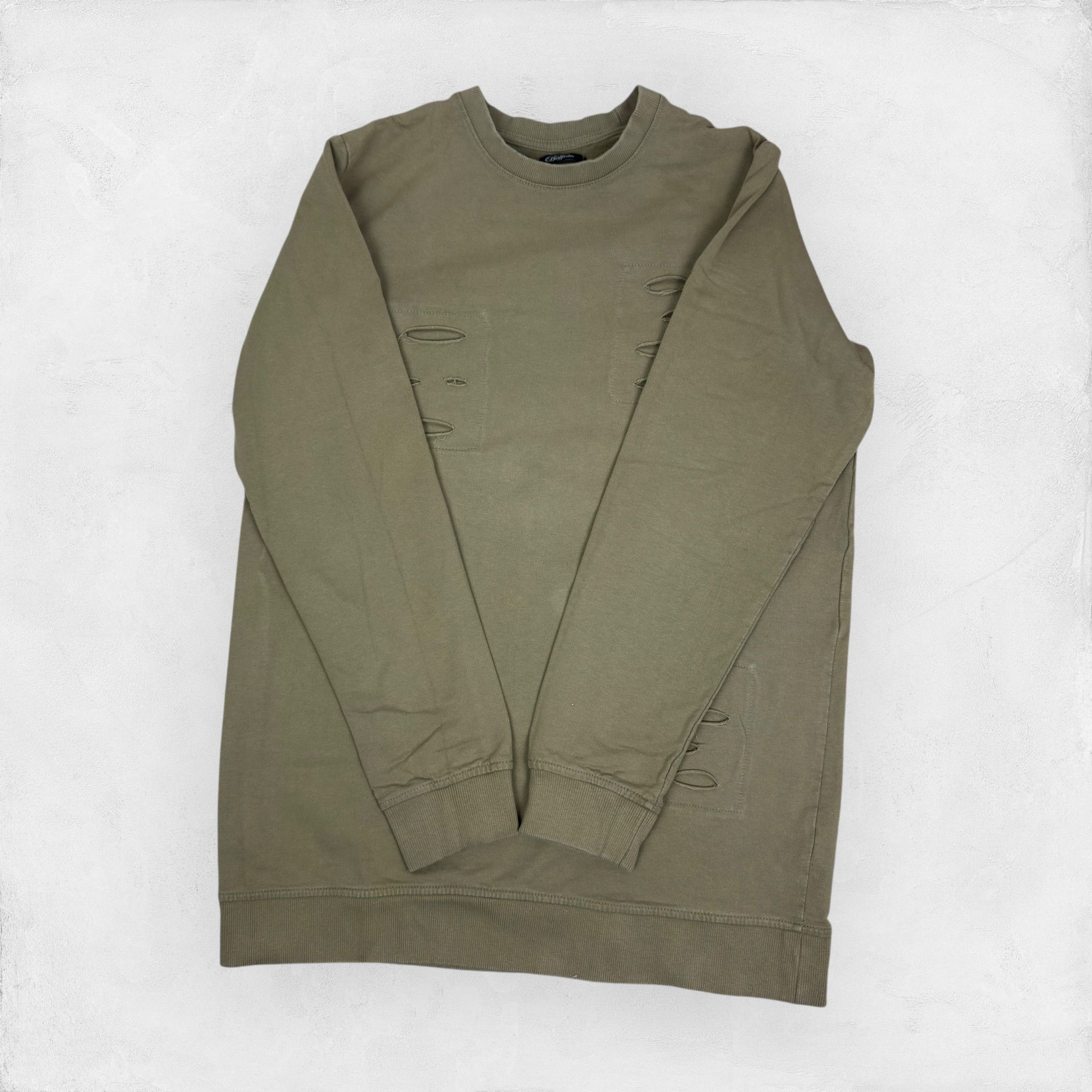 Buffalo London Buffalo Green Cotton Crew Neck Pullover Sweatshirt Size US S / EU 44-46 / 1 - 4 Thumbnail