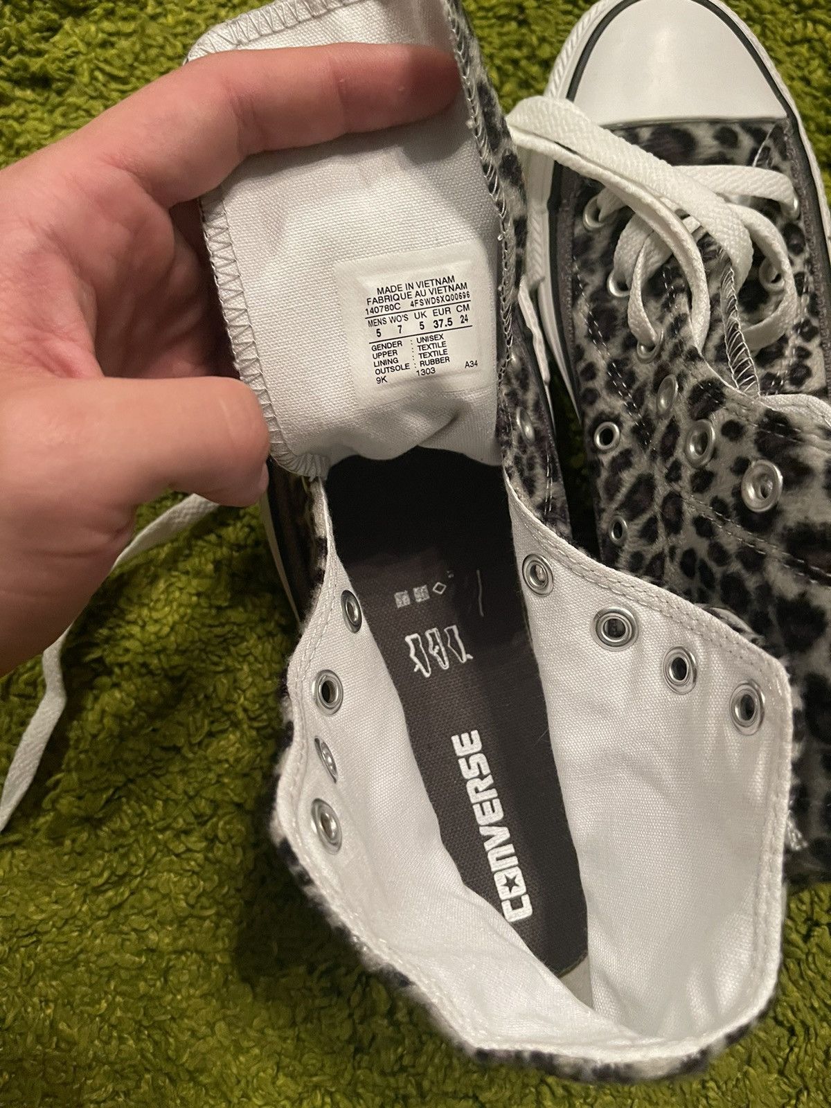 Converse × Designer Converse NWT leopard pattern sneakers Size US 7.5 / IT 37.5 - 12 Thumbnail
