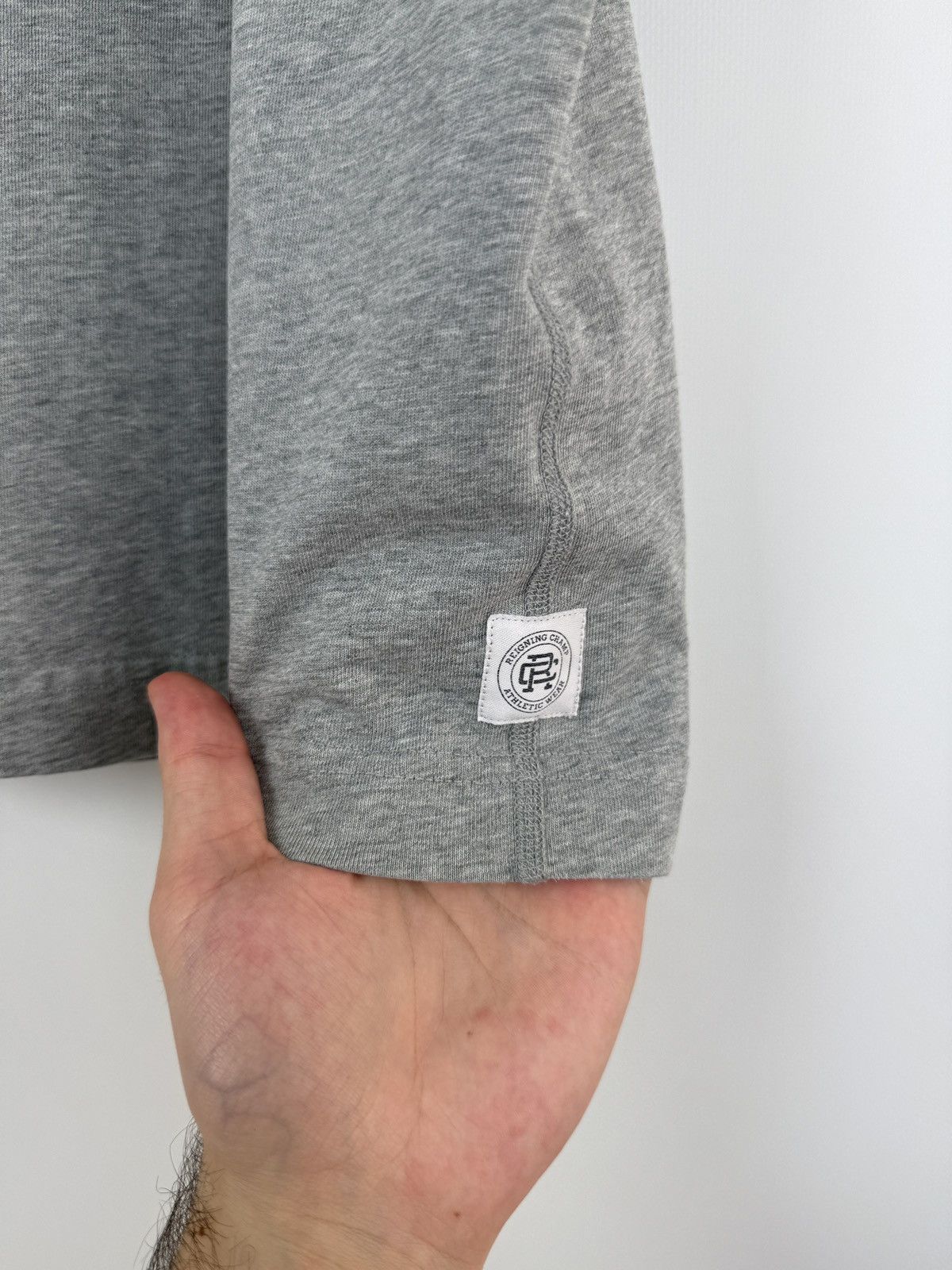 Reigning Champ Reigning Champ Gray Mid Weight Jersey Blank Basic T-Shirt Size US M / EU 48-50 / 2 - 3 Thumbnail