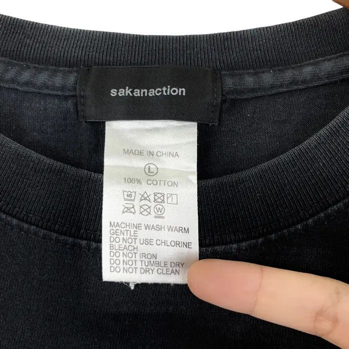 Vintage SAKANACTION JAPAN BAND 2019 Album Art Cover Tee Shirt Size US L / EU 52-54 / 3 - 8 Thumbnail