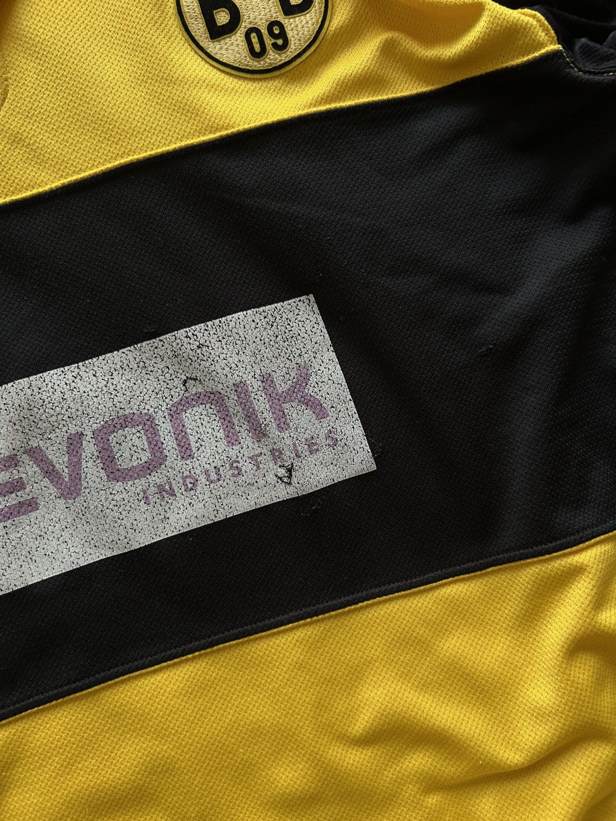 Nike nike borussia dortmund yellow jersey 07/08 vintage soccer Size US XL / EU 56 / 4 - 4 Thumbnail
