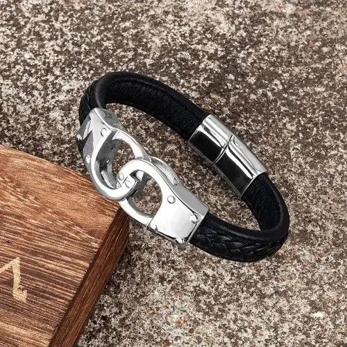 Prevu Steel Handcuff Bracelet Size ONE SIZE - 2 Thumbnail