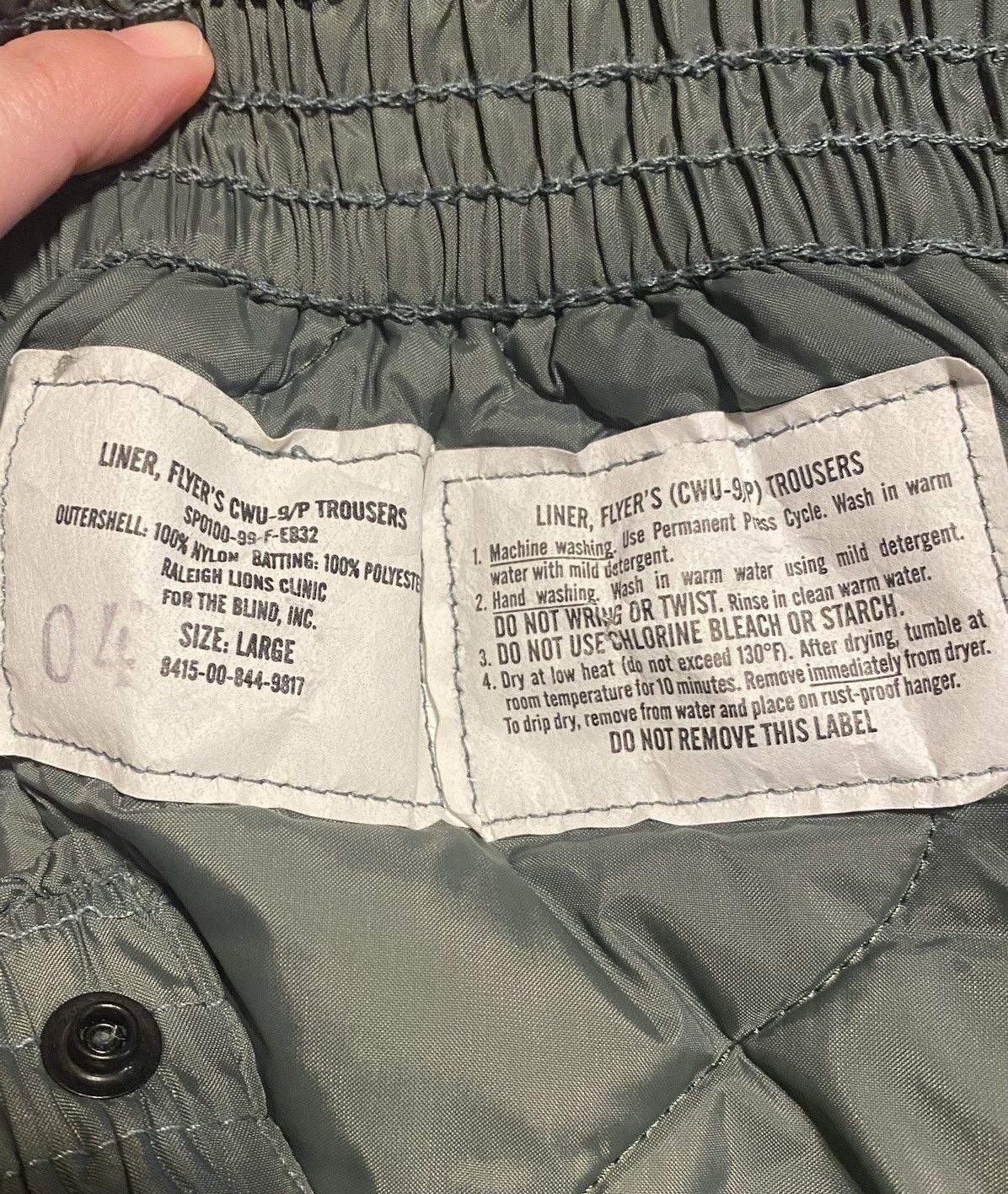 Other Air Force quilted flyers trousers Large Size US 36 / EU 52 - 7 Thumbnail