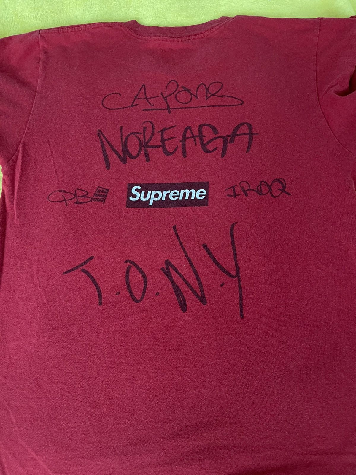 Supreme Supreme Capone N Noreaga War Report Tee Red Size US M / EU 48-50 / 2 - 3 Thumbnail