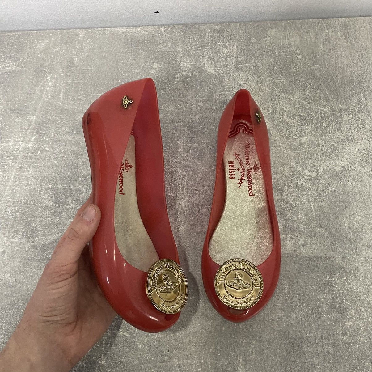 Melissa × Vivienne Westwood Vintage Vivienne Westwood Melissa Ballet Flats Anglomania Size US 7 / IT 37 - 1 Thumbnail