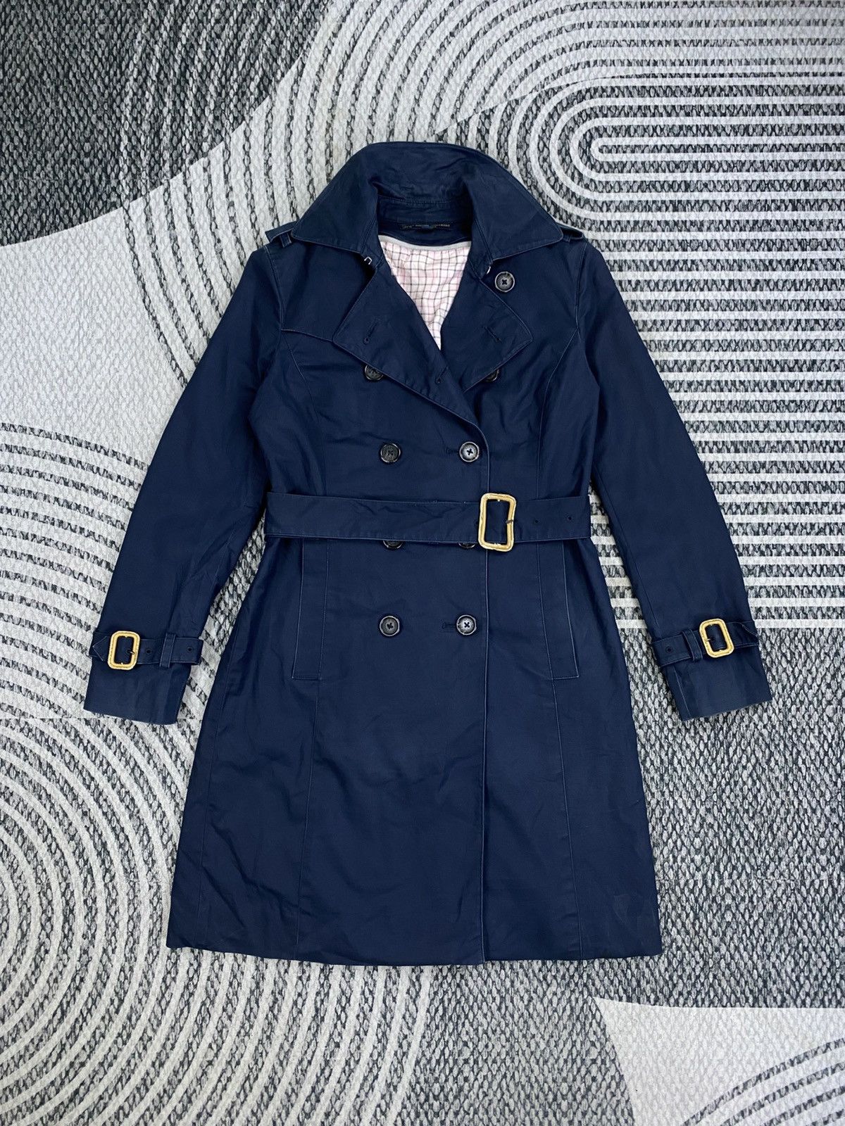 Brooks Brothers Vintage Brooks Brothers Cotton Blend Belted Trench Coat Size S / US 4 / IT 40 - 1 Thumbnail