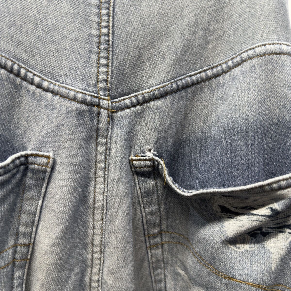 Balenciaga Balenciaga Winter 2021 Tromp L'oeil Denim Sweatpants Demna Size US 36 / EU 52 - 23 Thumbnail