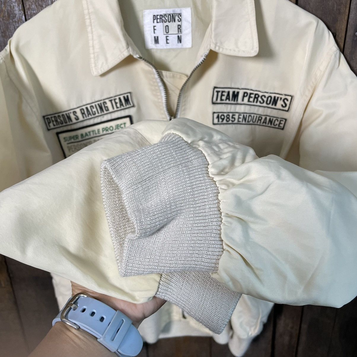 Vintage Vintage Person’s Racing Team Bomber Jacket Size US L / EU 52-54 / 3 - 5 Thumbnail