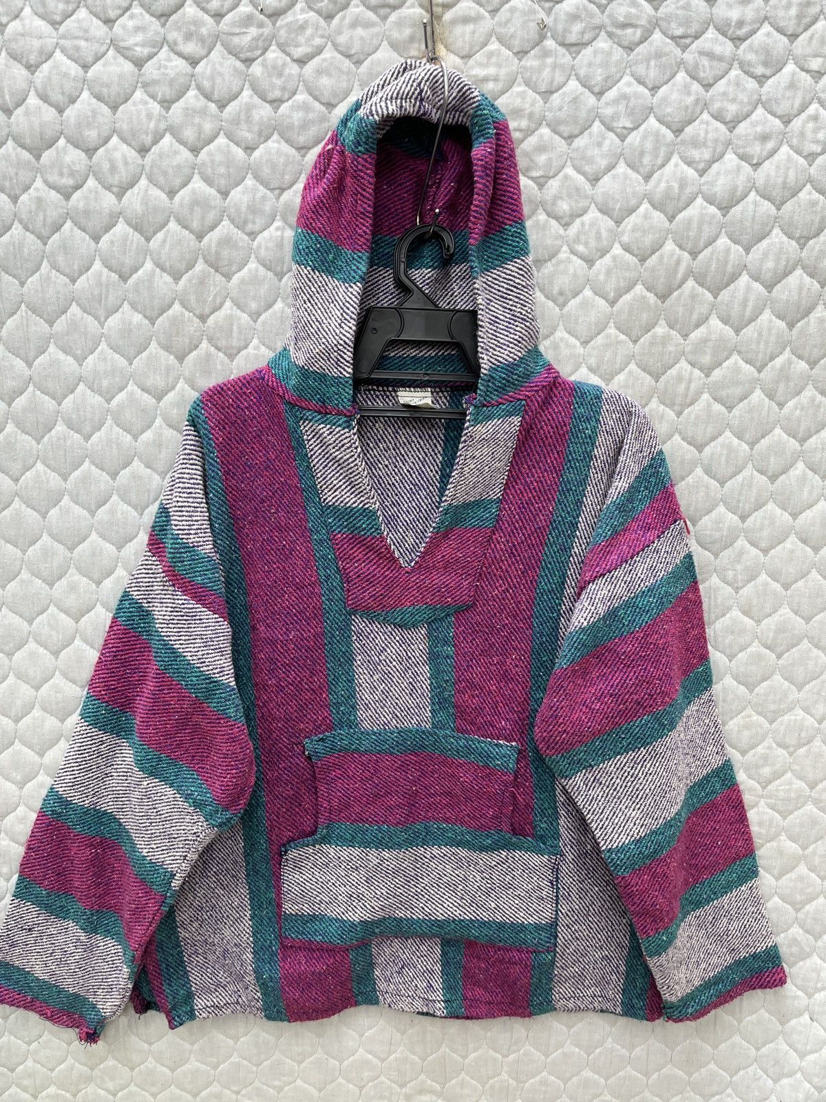 Mexican Threads × Mexicana × Vintage 🔥🔥🔥STEALS VTG NUEVO AMERICANA MEXICAN HOODIE PULLOVER Size US L / EU 52-54 / 3 - 1 Thumbnail
