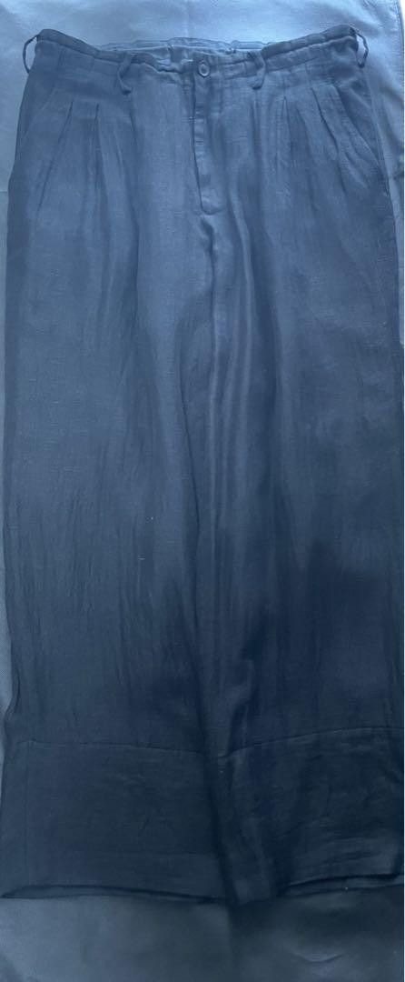 Yohji Yamamoto yohji yamamoto pour homme 23ss 12 tuck pants Size US 41 - 1 Thumbnail
