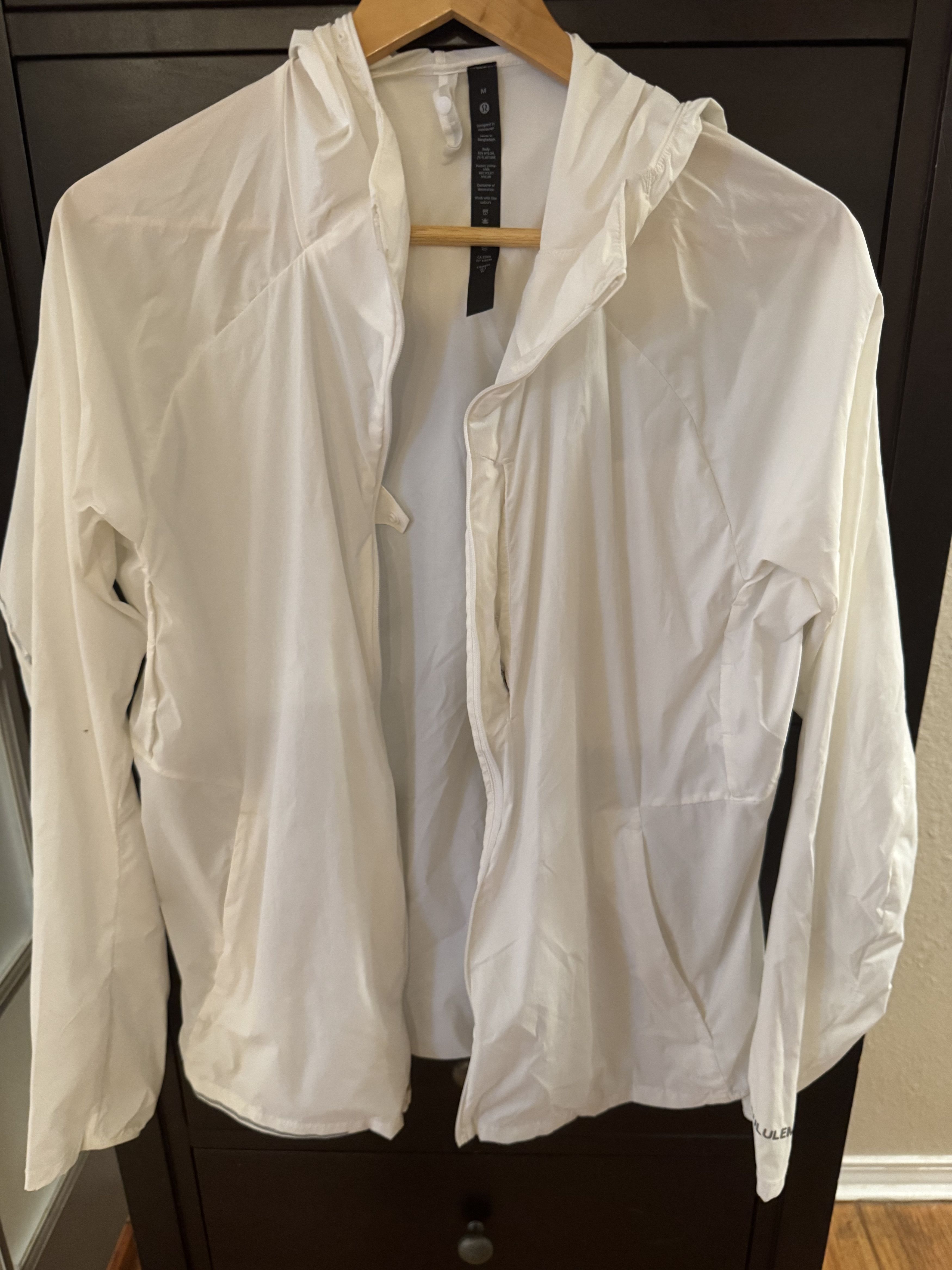 Lululemon Lululemon White Raincoat. Size US M / EU 48-50 / 2 - 1 Thumbnail