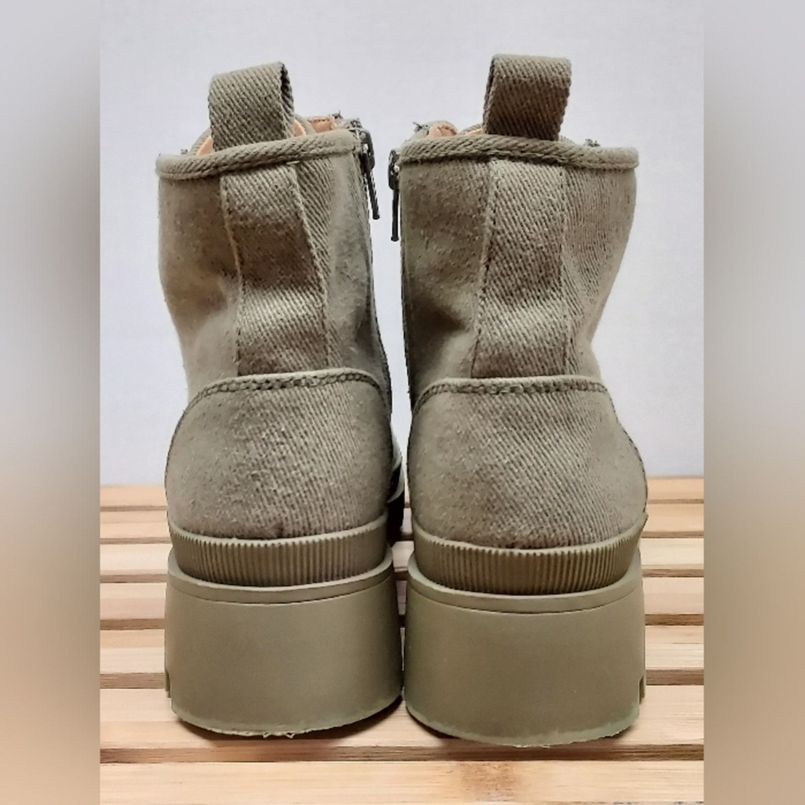 Other Target Brand Womens Green Ankle Zip Boots Size 8 Size US 8 / IT 38 - 7 Thumbnail