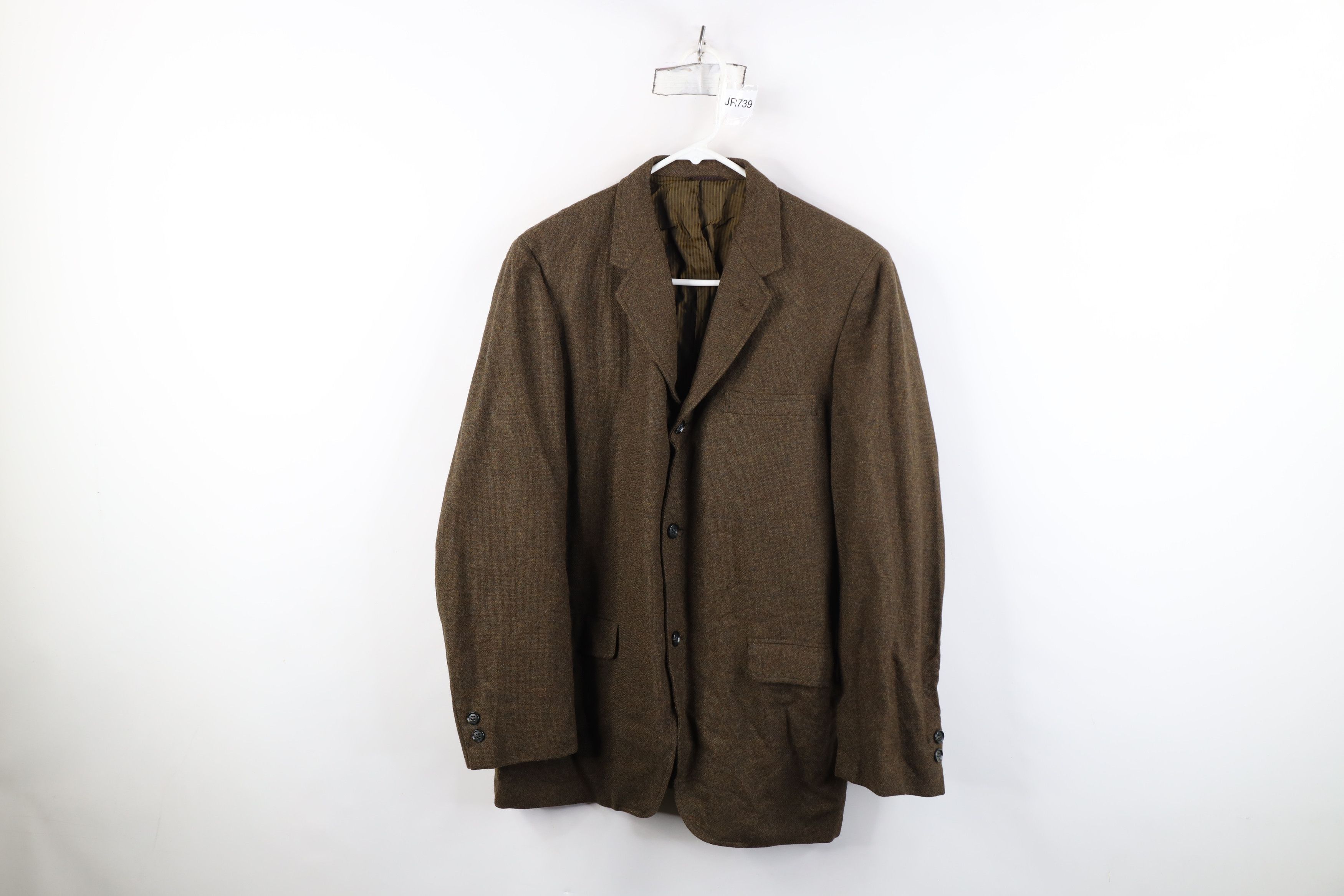 Vintage Vintage 50s 60s Rockabilly Tweed Suit Coat Blazer Jacket USA Size US L / EU 52-54 / 3 - 1 Thumbnail