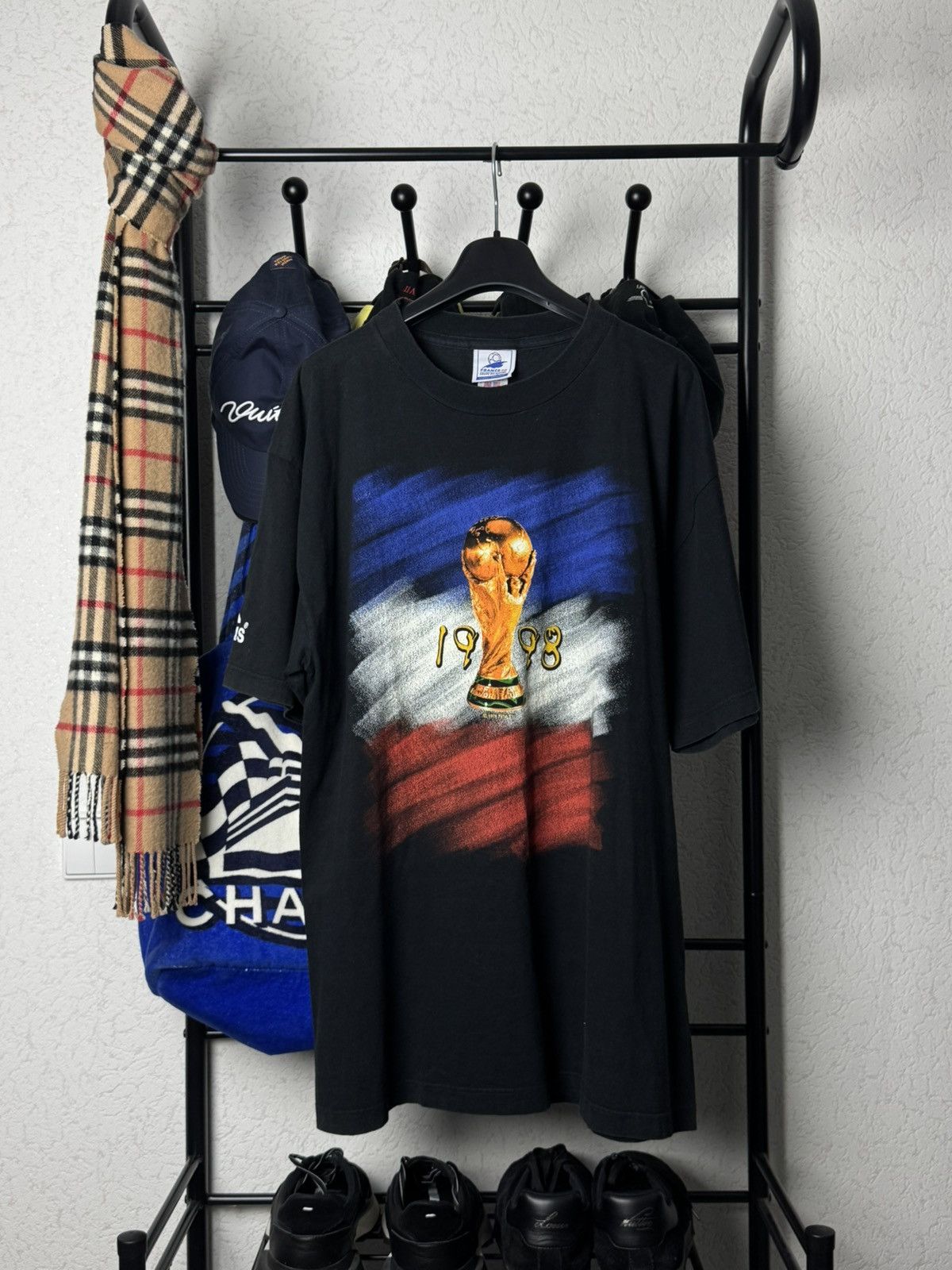 Adidas Adidas x France 98 World Cup T-Shirt Vintage Size US XL / EU 56 / 4 - 1 Thumbnail
