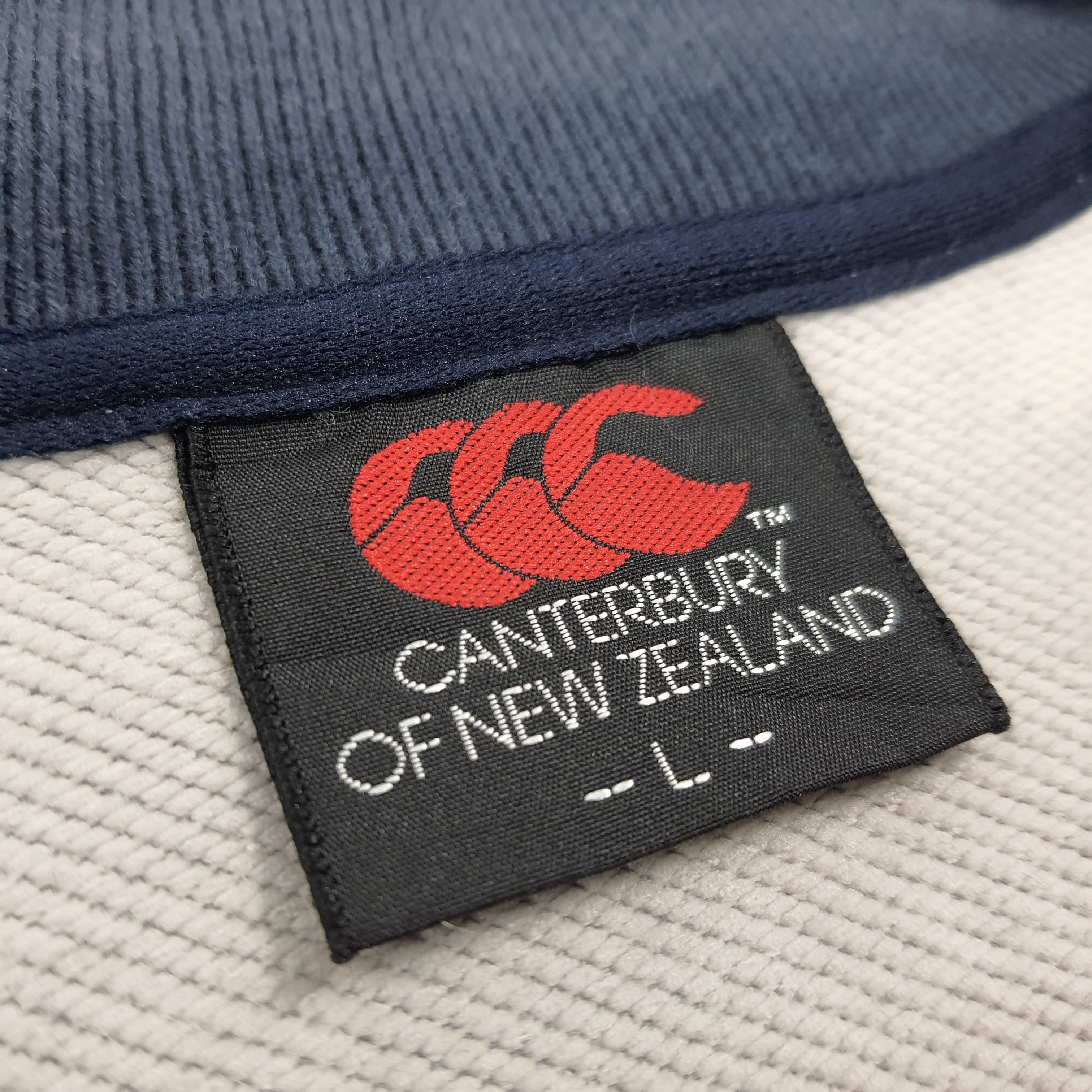 Canterbury of New Zealand Vintage Canterbury Spell Out Raglan Zip Sweatshirt C271N15 Size US L / EU 52-54 / 3 - 6 Thumbnail