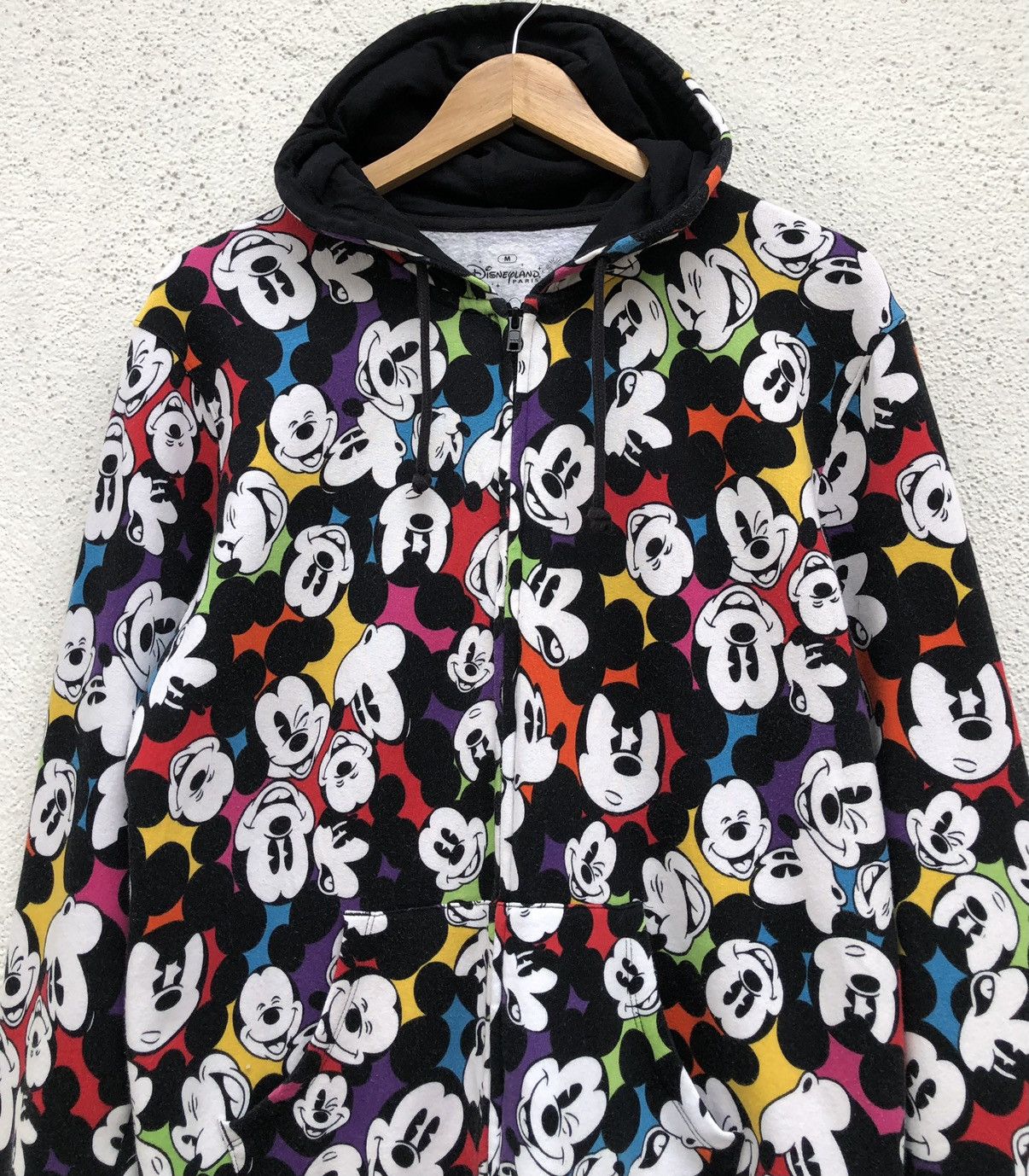 Mickey Mouse Mickey Mouse Disneyland Paris Full Printed Hoodie Jacket Size US M / EU 48-50 / 2 - 3 Thumbnail