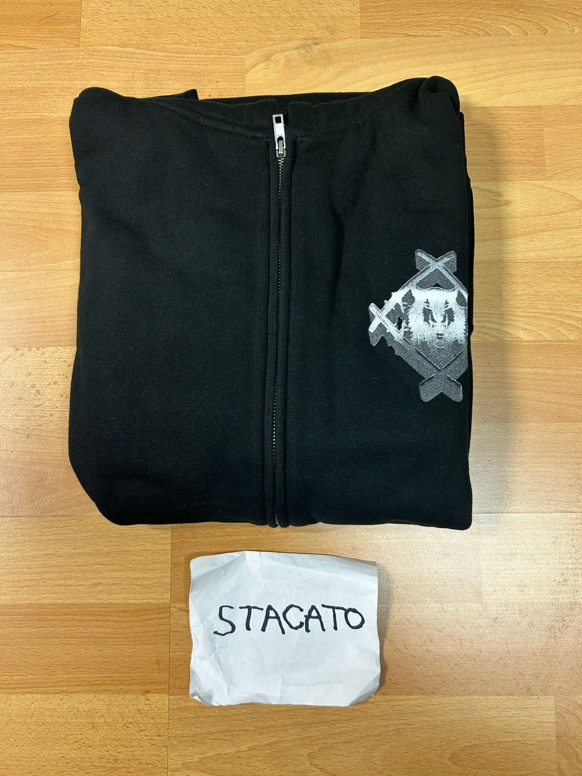 Hollow Squad × Xavier Wulf / Hollow Squad Pressure x Hollow Squad Xavier Wulf Zip Up Hoodie Black Size US S / EU 44-46 / 1 - 8 Thumbnail