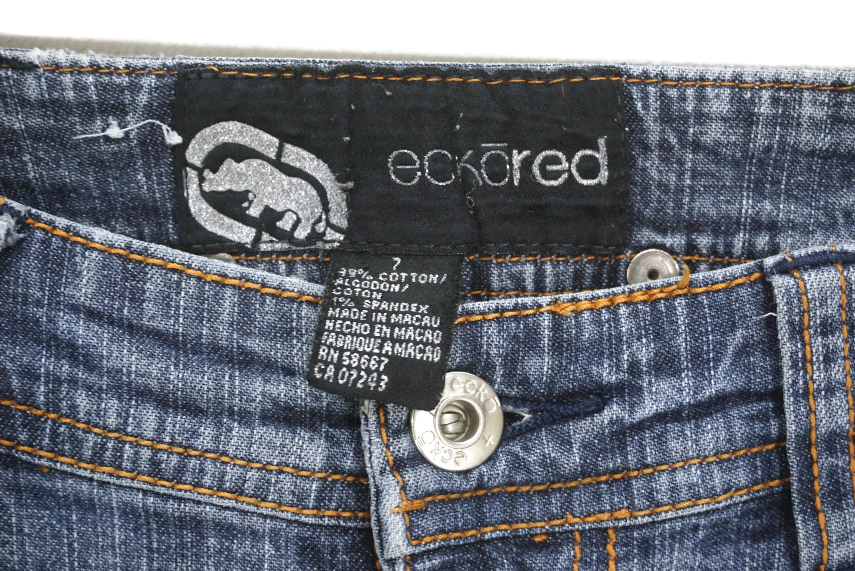 Ecko Unltd. Ecko Jeans Size 7 fit W28xL32 Y2k Low Rise Bootcut Denim Size 28" / US 6 / IT 42 - 5 Thumbnail