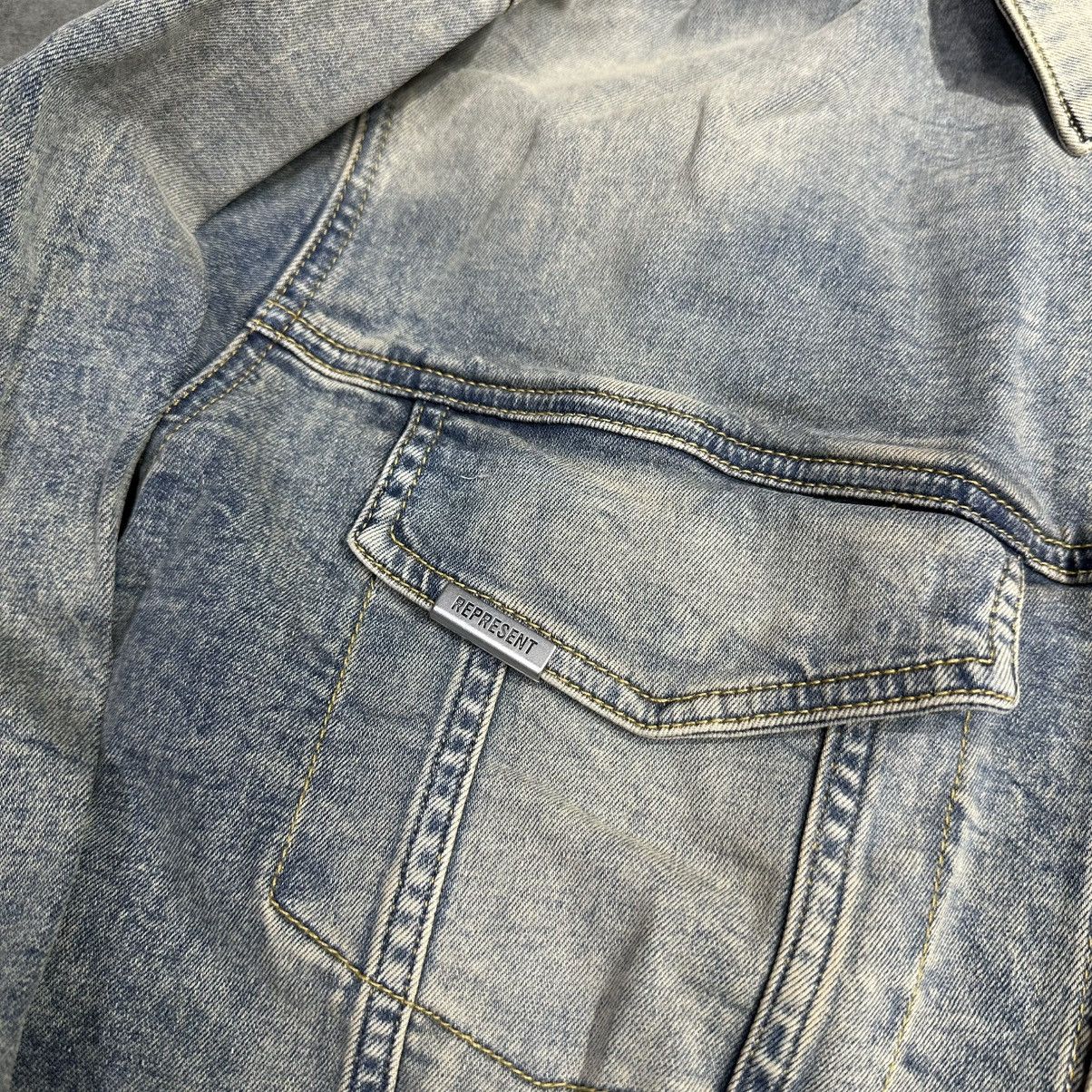 Represent Clo. Represent Storms In Heaven Denim Jacket Size US L / EU 52-54 / 3 - 4 Thumbnail
