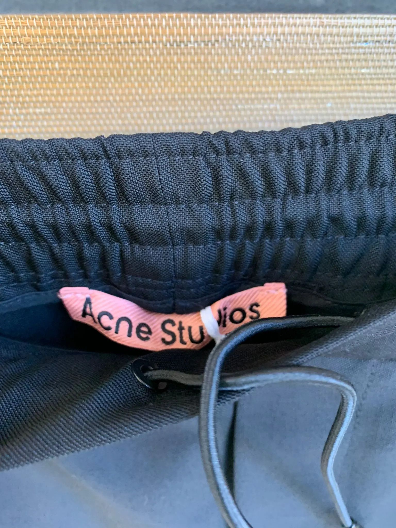 Acne Studios Casual Drawstring Trousers in Black Size US 34 / EU 50 - 8 Thumbnail