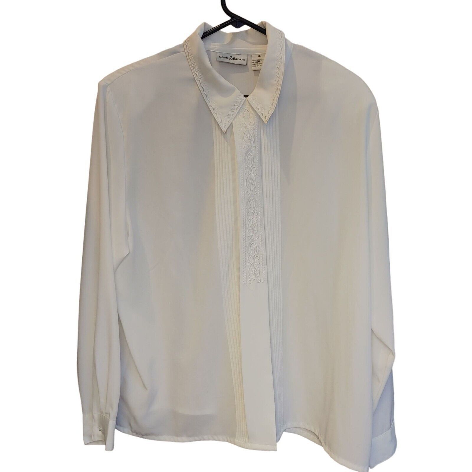 Other Apparenza Women's White Long Sleeve Button Down Shirt XL Size XL / US 12-14 / IT 48-50 - 1 Thumbnail